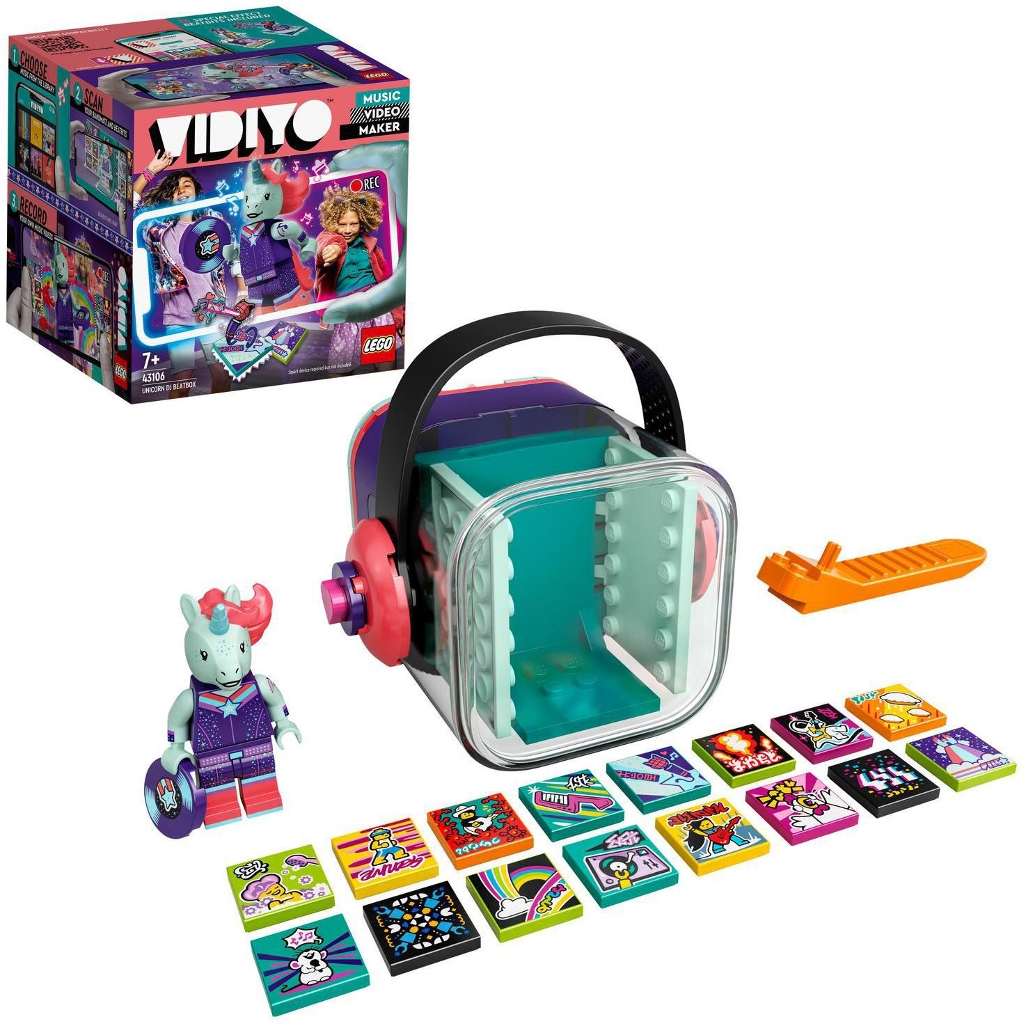 LEGO VIDIYO 43106 Unicorn DJ BeatBox LEGO Set