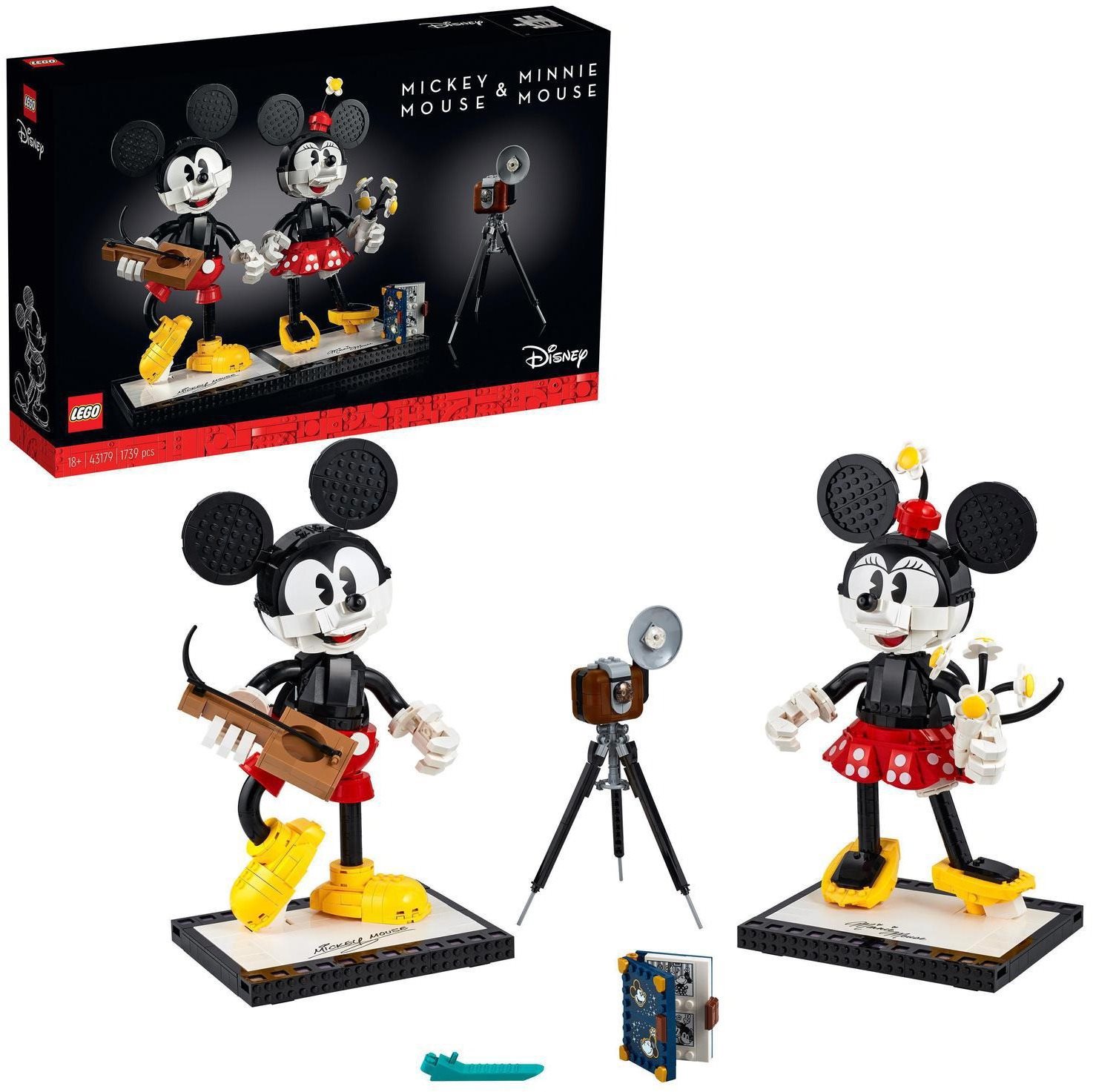 LEGO® I Disney™  43179 Mickey Mouse & Minnie Mouse Buildable LEGO Set