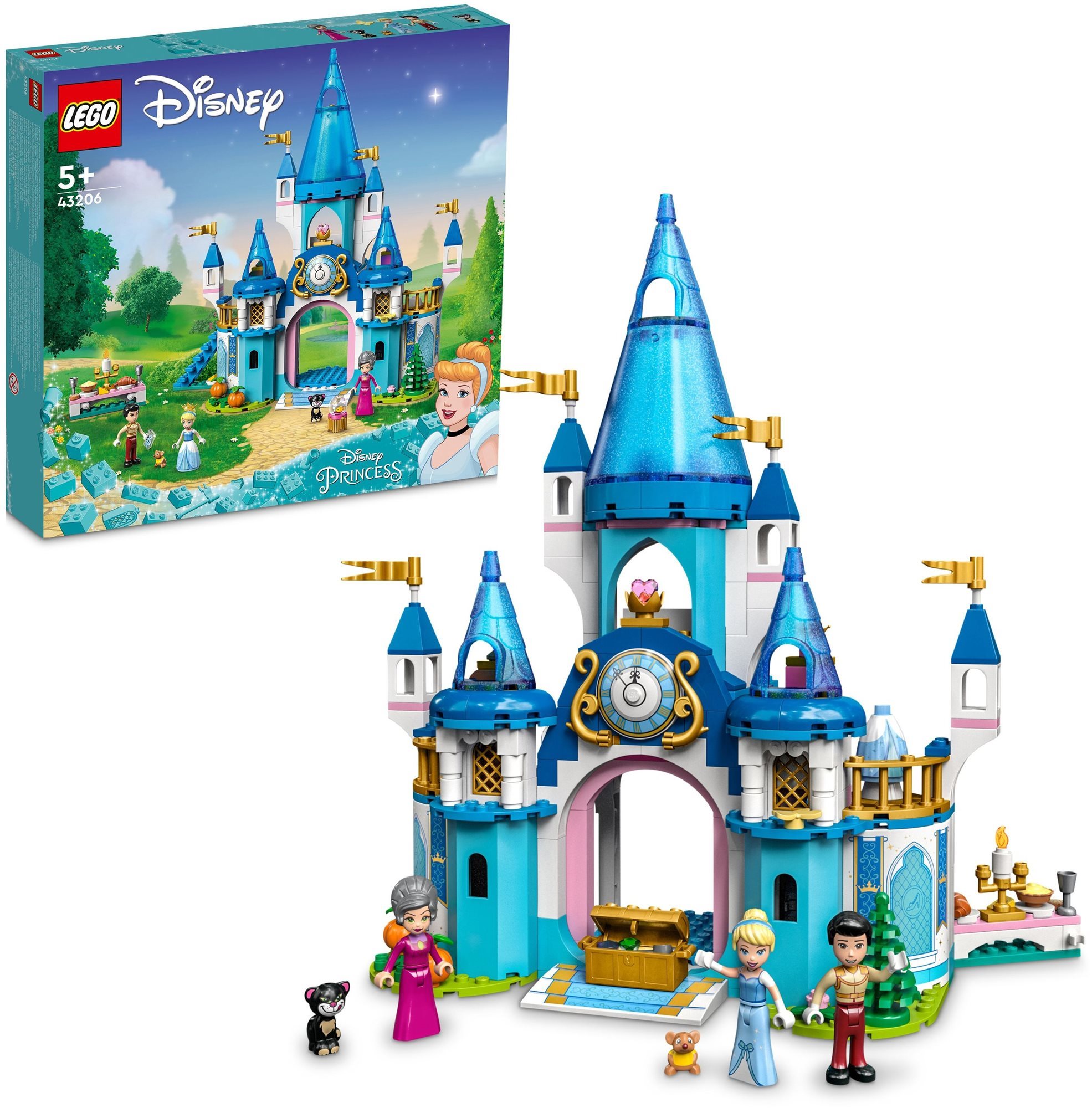 LEGO® I Disney Princess™ 43206 - Zámok Popolušky a krásneho princa...