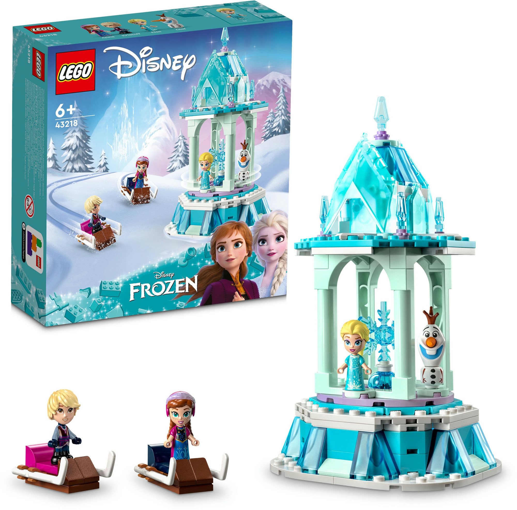 LEGO® Disney - Anna és Elsa varázslatos körhintája 43218 LEGO