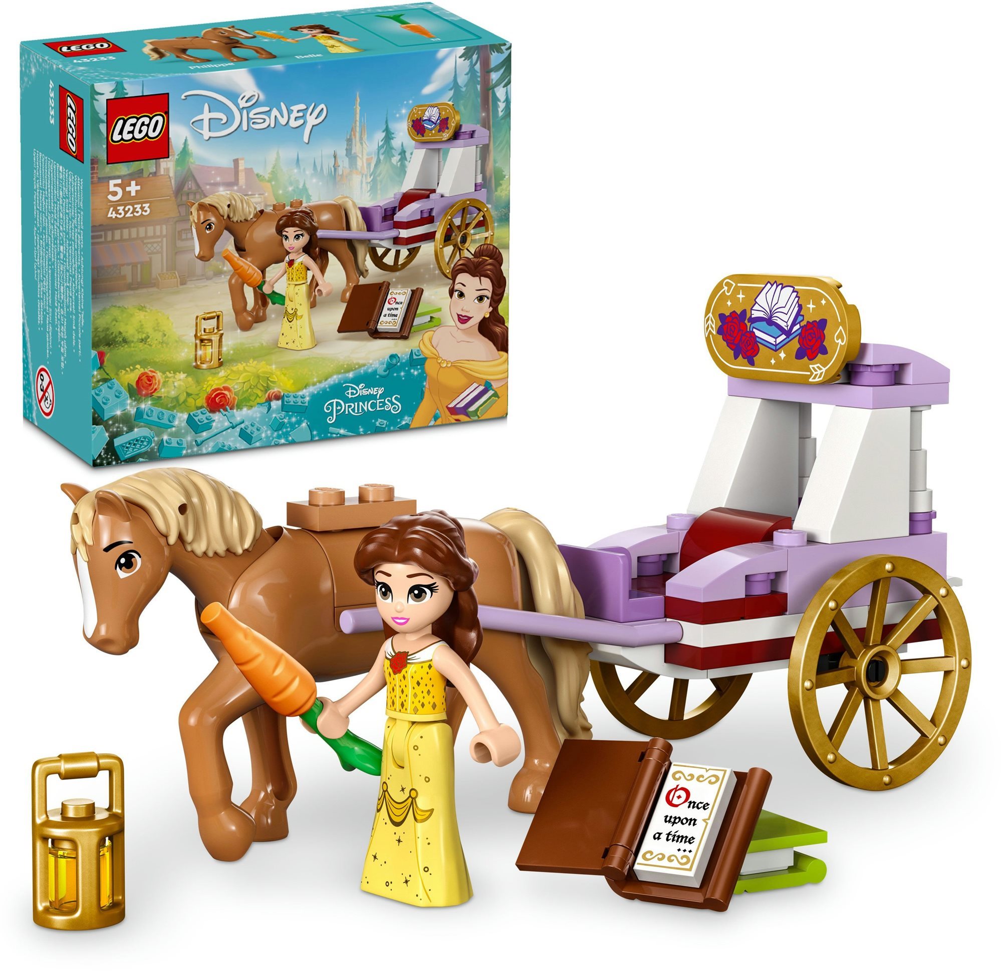 LEGO® - Disney Princess™ 43233 Kráska a rozprávkový kočiar s...