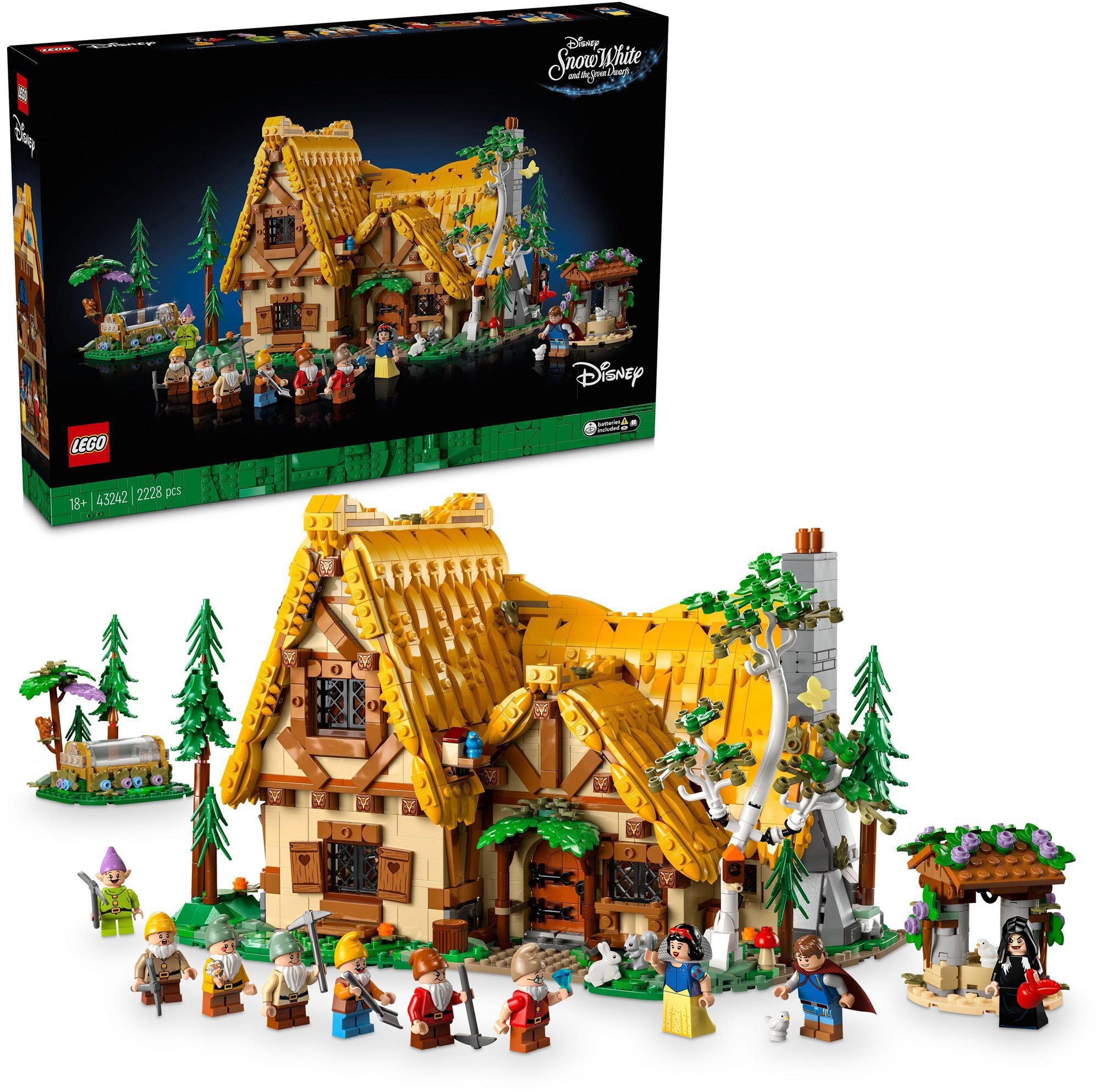 LEGO® - Disney Princess™ 43242 Hófehérke és a hét törpe házikója LEGO
