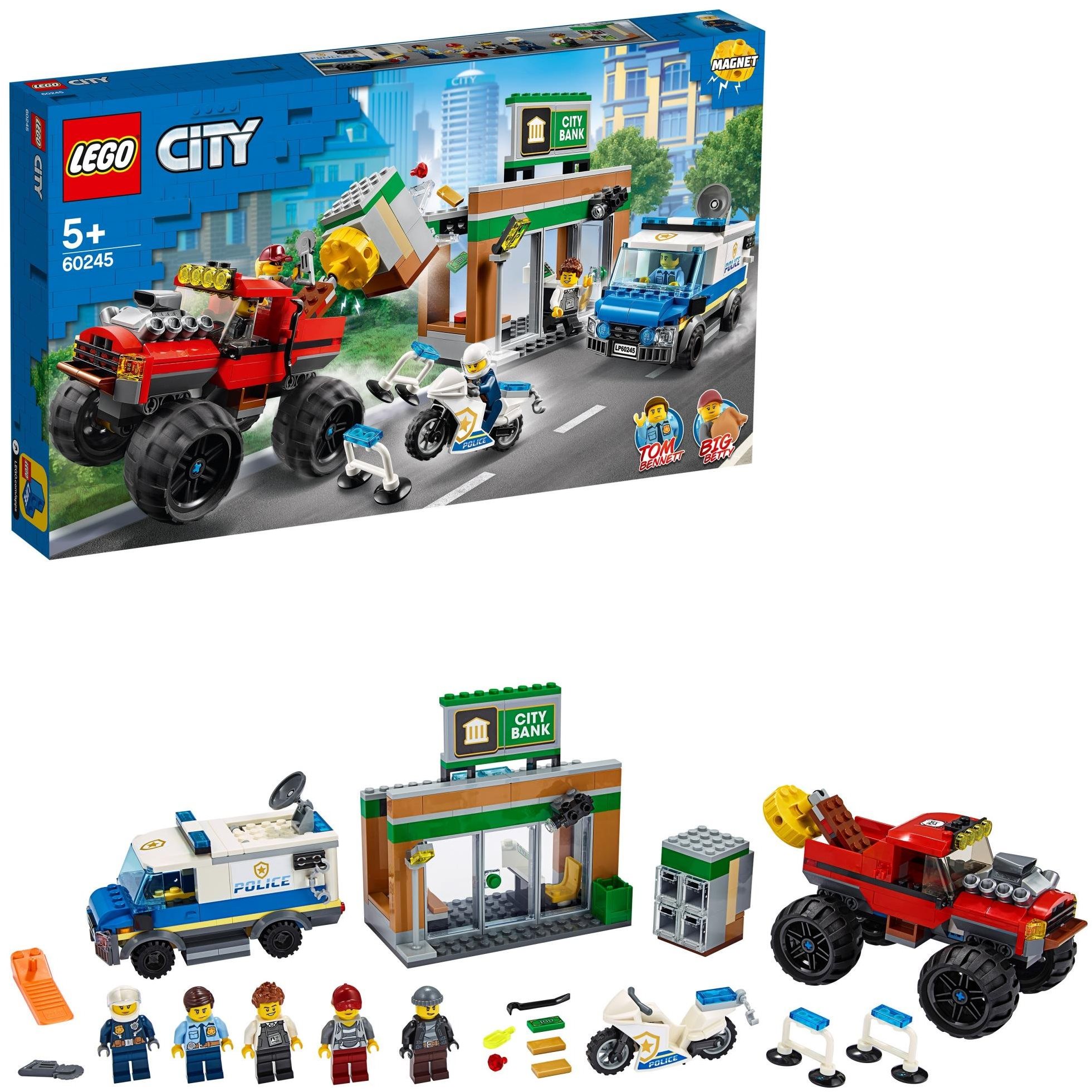 LEGO City Police 60245 Police Monster Truck Heist LEGO Set