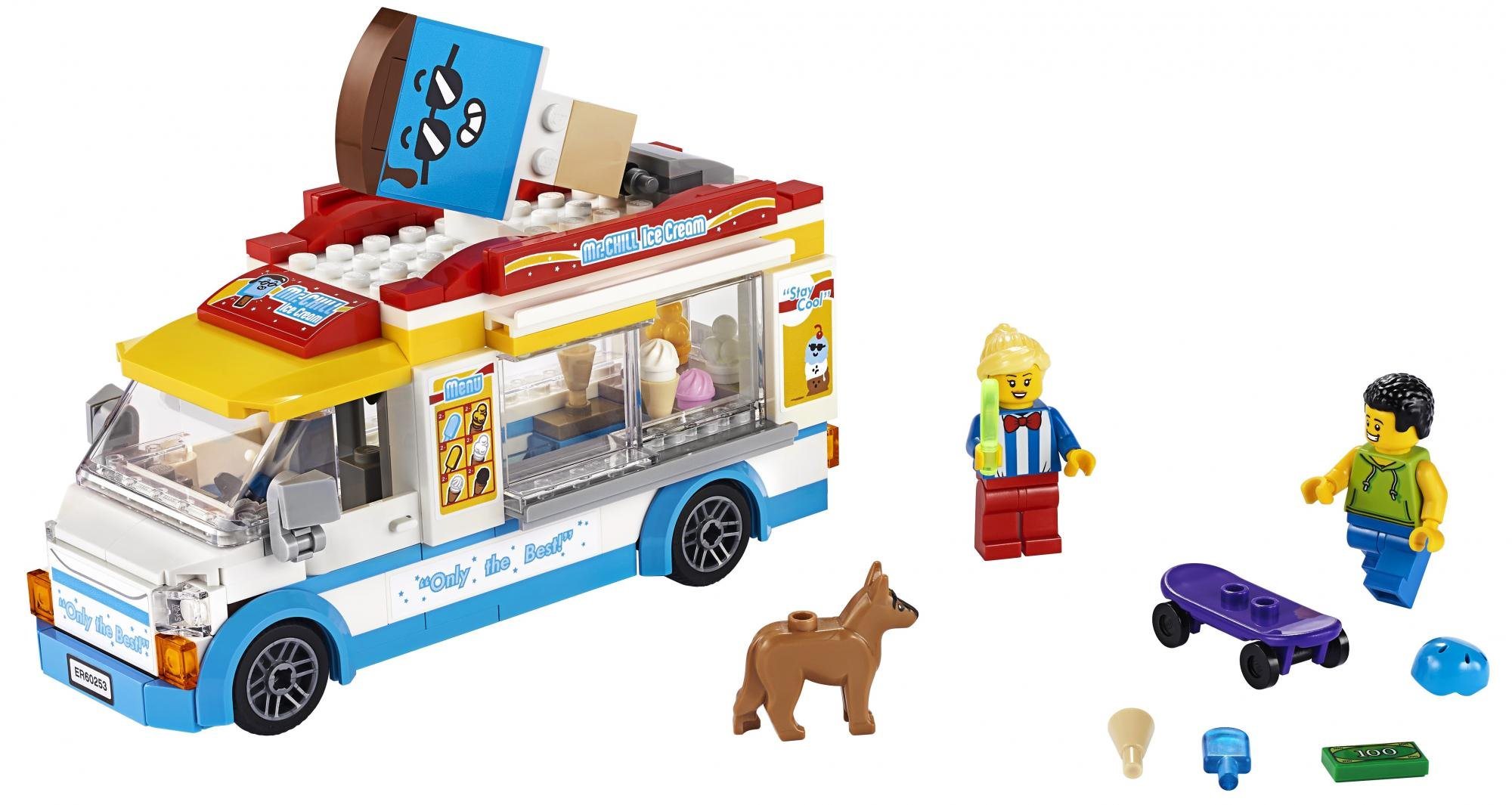 LEGO City 60253 Le camion de la marchande de glaces Construction LEGO
