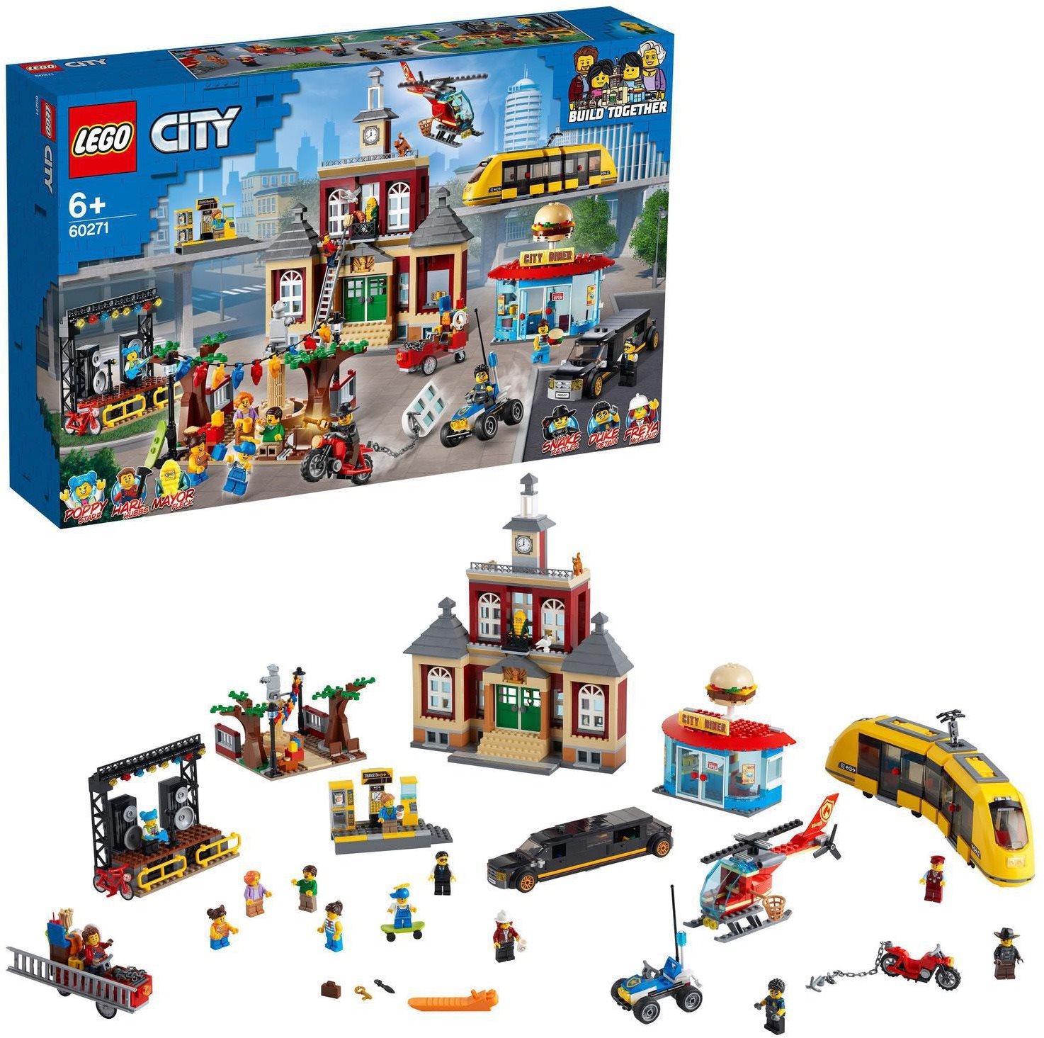LEGO City 60271 La place du centre-ville Construction LEGO