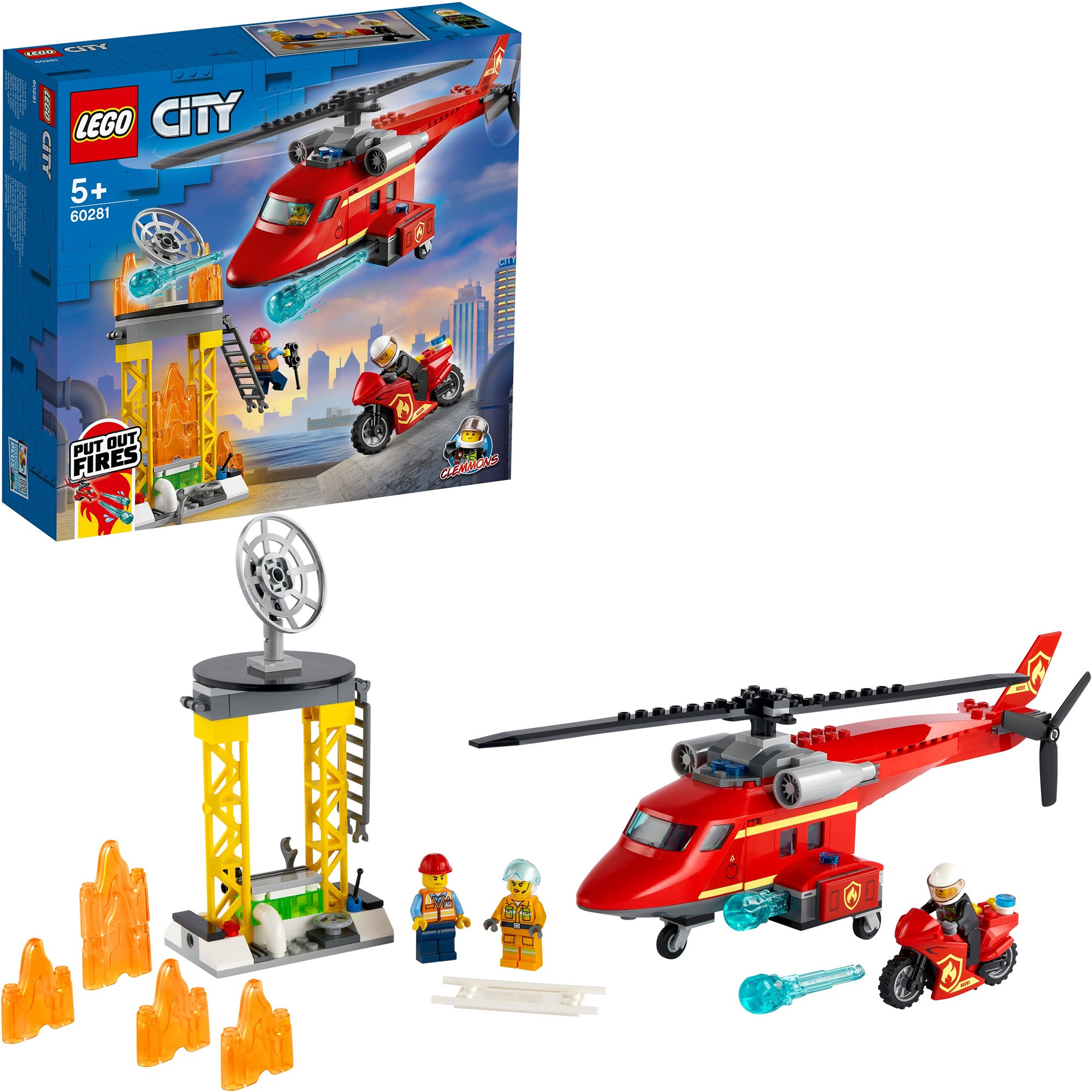 LEGO City 60281 Fire Rescue Helicopter LEGO Set