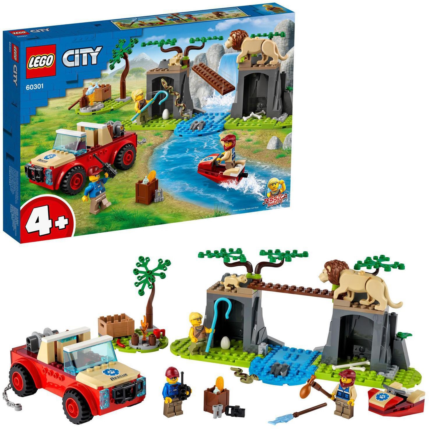 LEGO City 60301 Camion de secours en milieu sauvage Construction...
