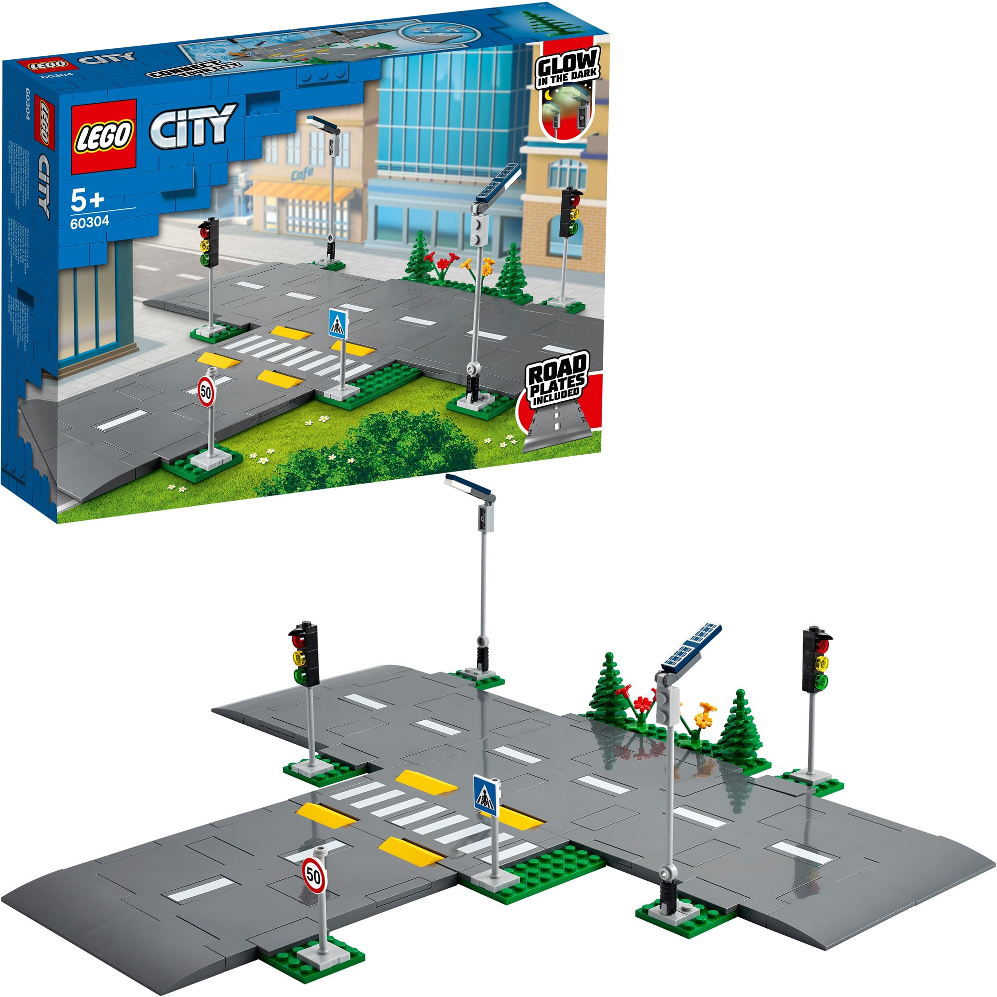 LEGO City 60304 Road Plates LEGO Set