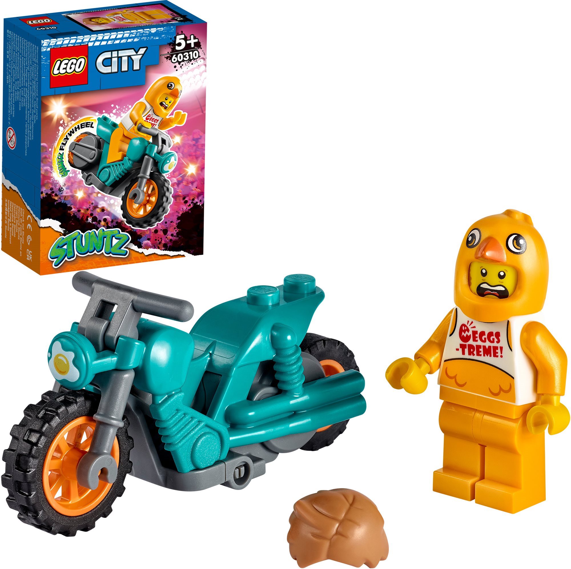 LEGO® City 60310 Chicken Stunt Bike LEGO Set