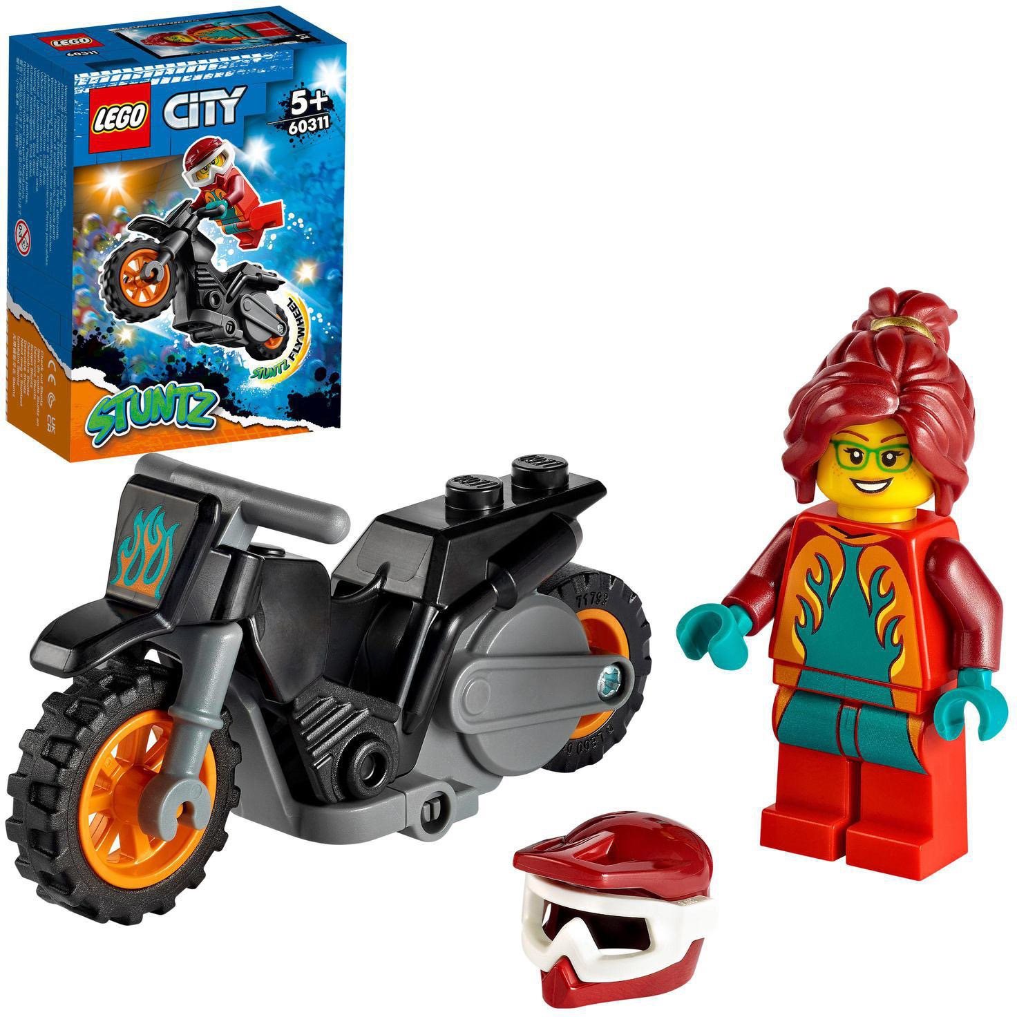 LEGO City 60311 La moto de cascade de Feu Construction LEGO
