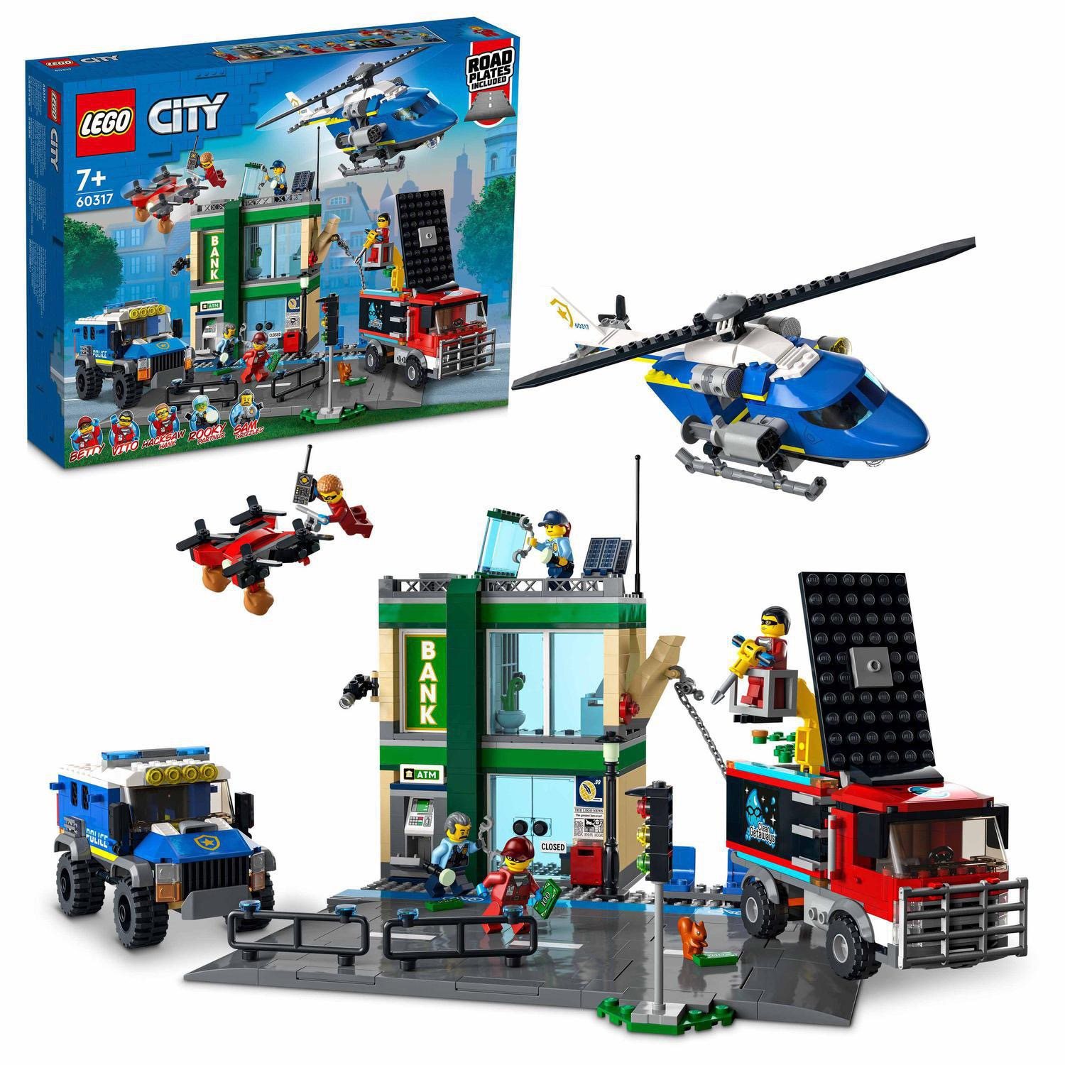LEGO® City 60317 Police Chase at the Bank LEGO Set