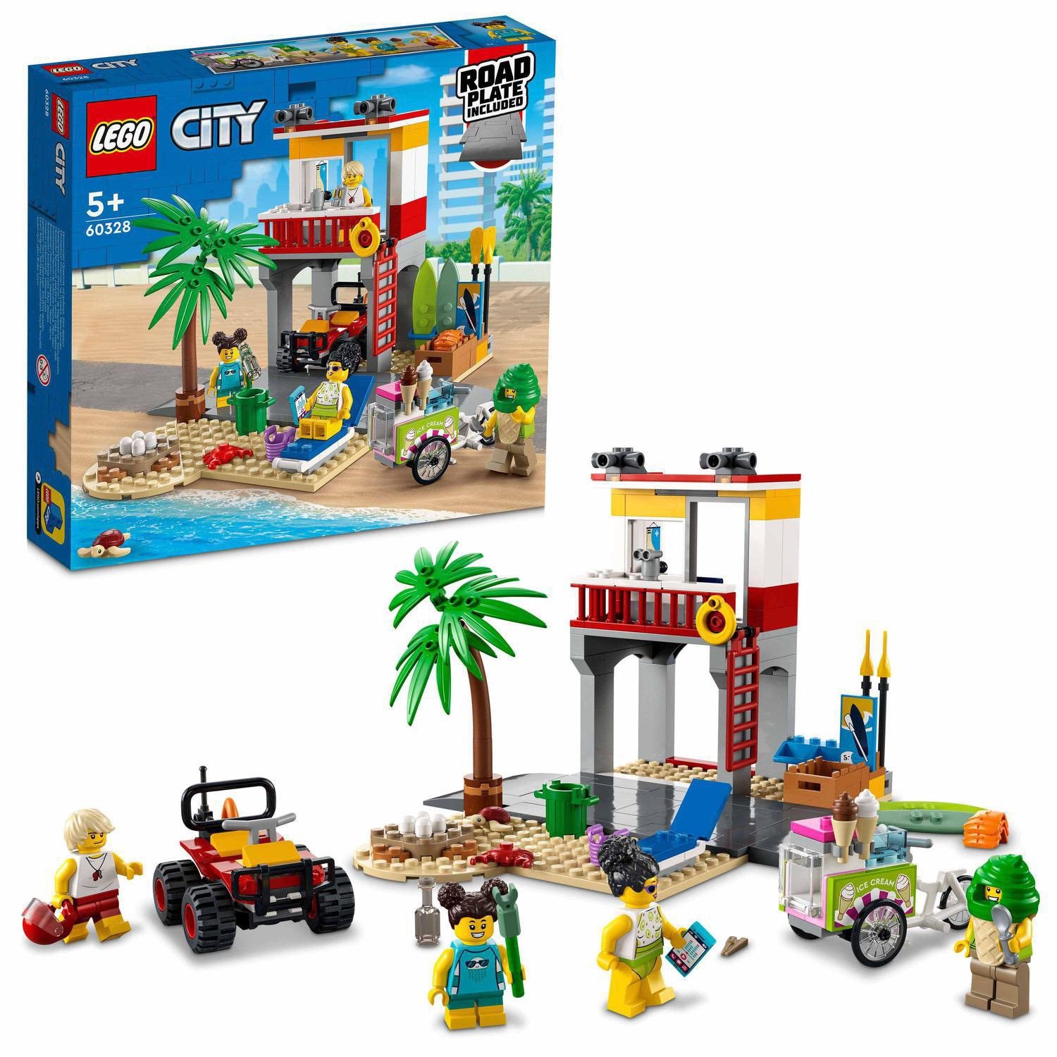LEGO City 60328 Le poste de secours sur la plage Construction LEGO