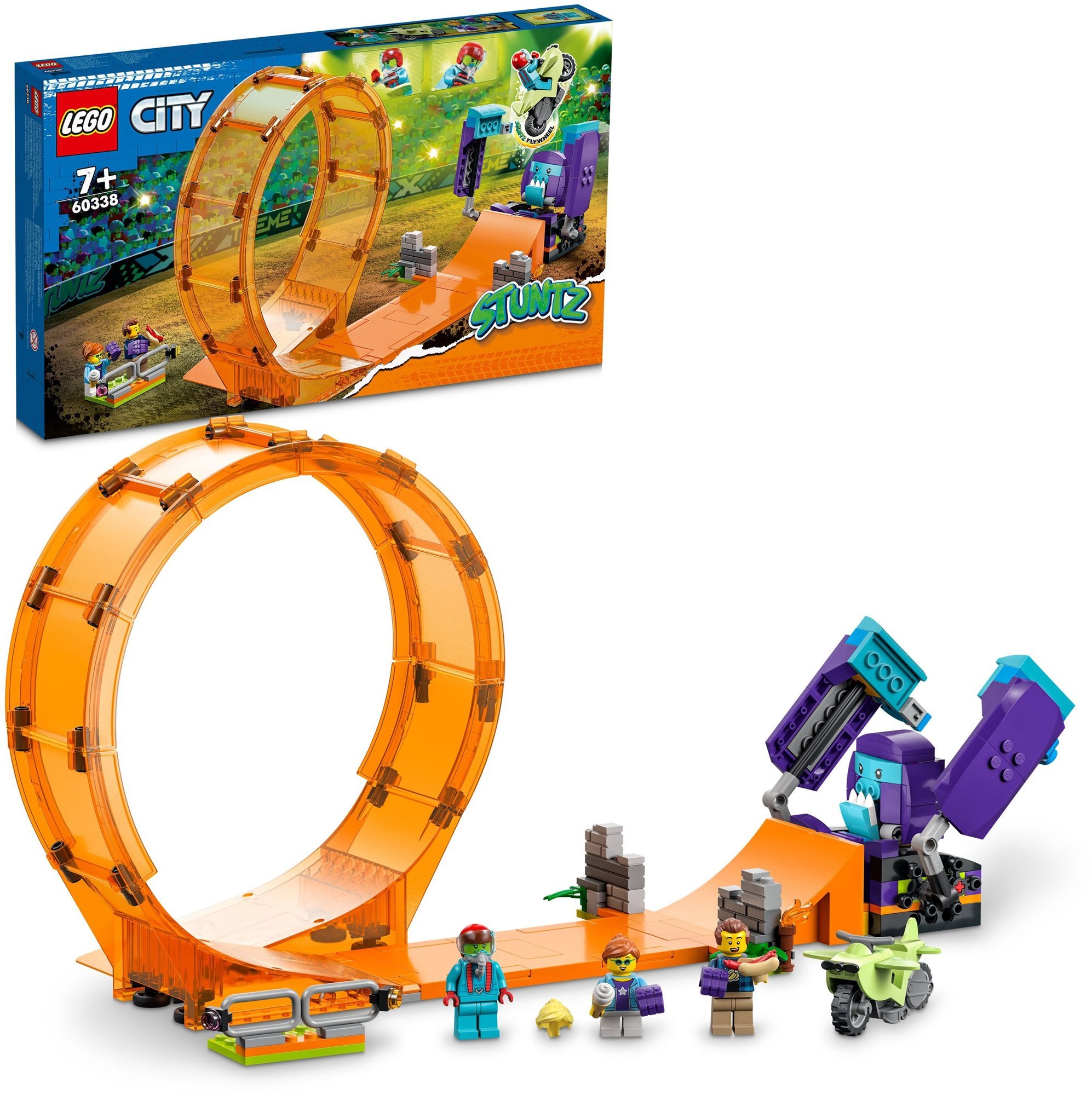 LEGO® City 60338 Schimpansen-Stuntlooping LEGO-Bausatz