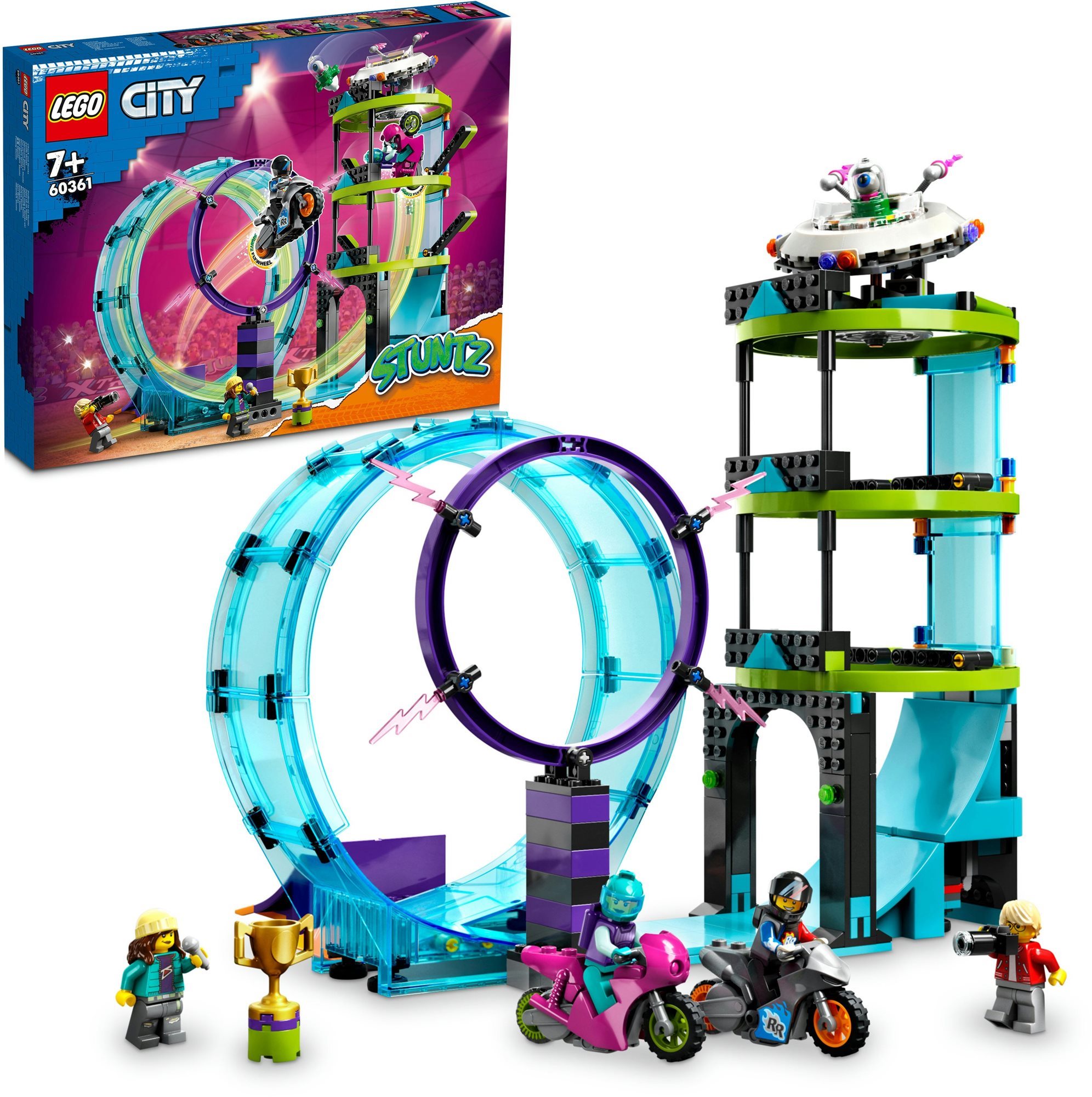 LEGO® City Nagyszerű kaszkadőr kihívás 60361 LEGO
