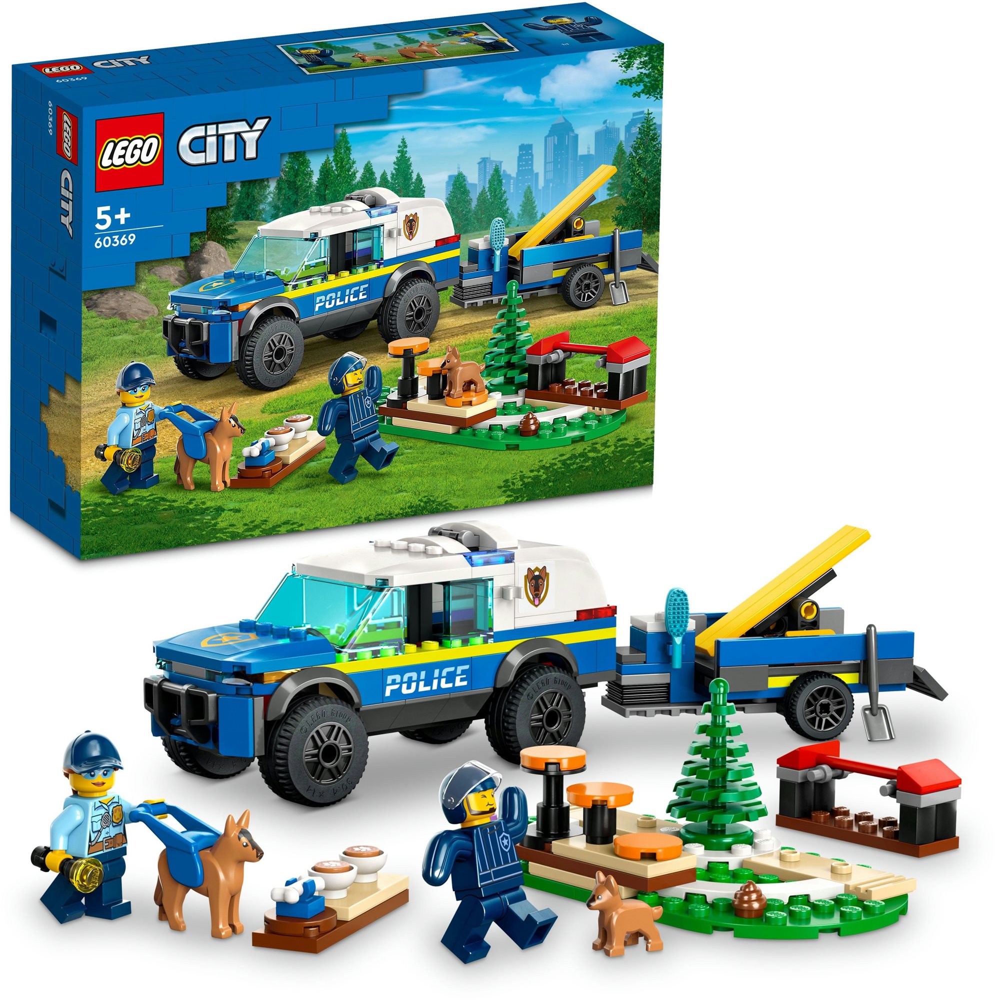 LEGO® City Rendőrkutya-kiképzés 60369 LEGO