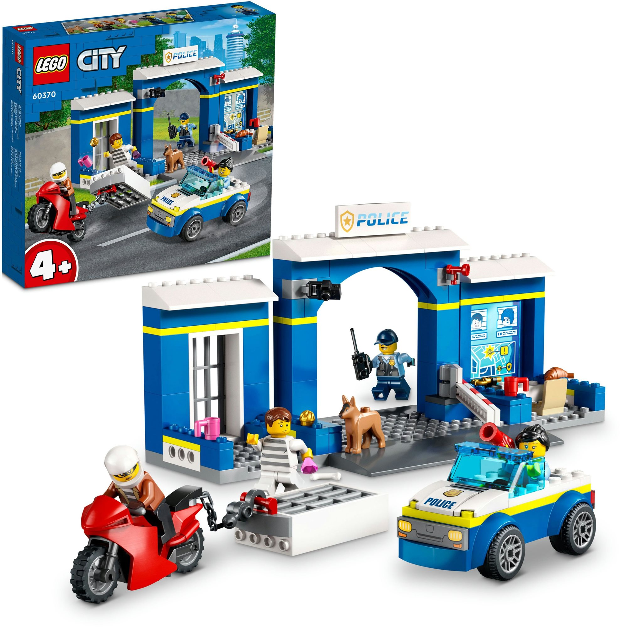 LEGO® City Hajsza a rendőrkapitányságon 60370 LEGO