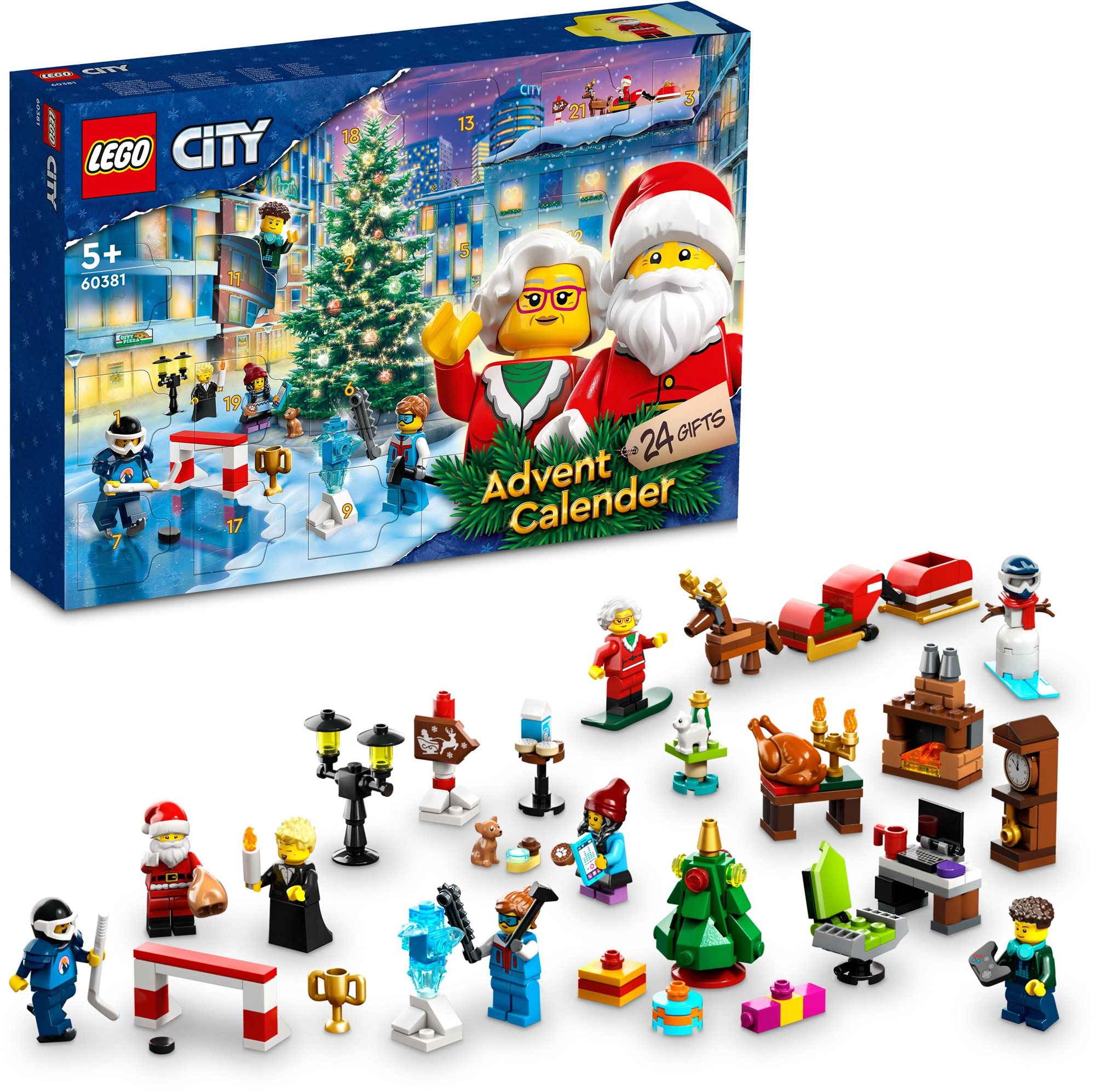 LEGO® City 60381 LEGO® City Adventi naptár 2023 Adventi naptár