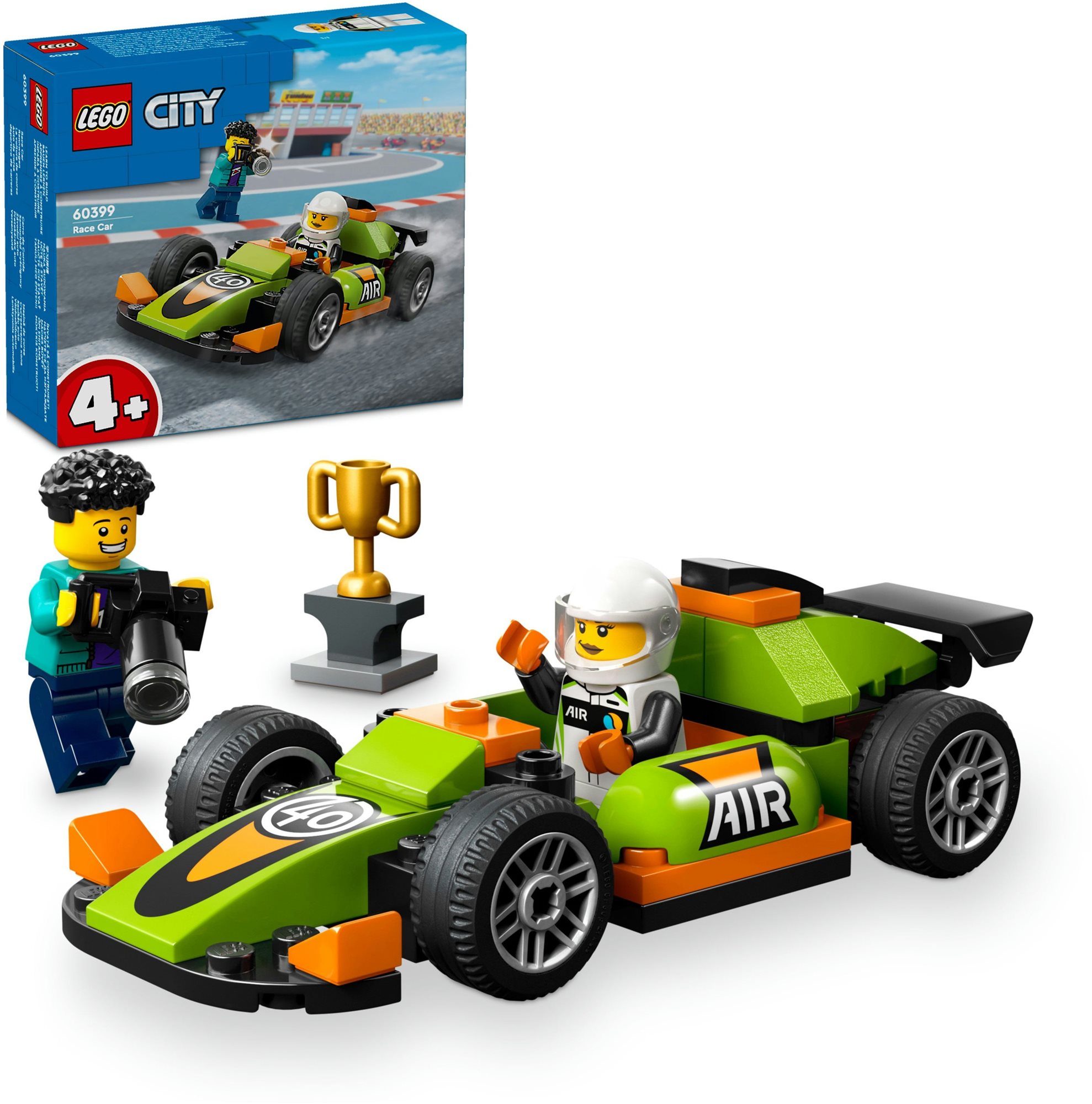 LEGO® City 60399 Zelené závodní auto LEGO stavebnice