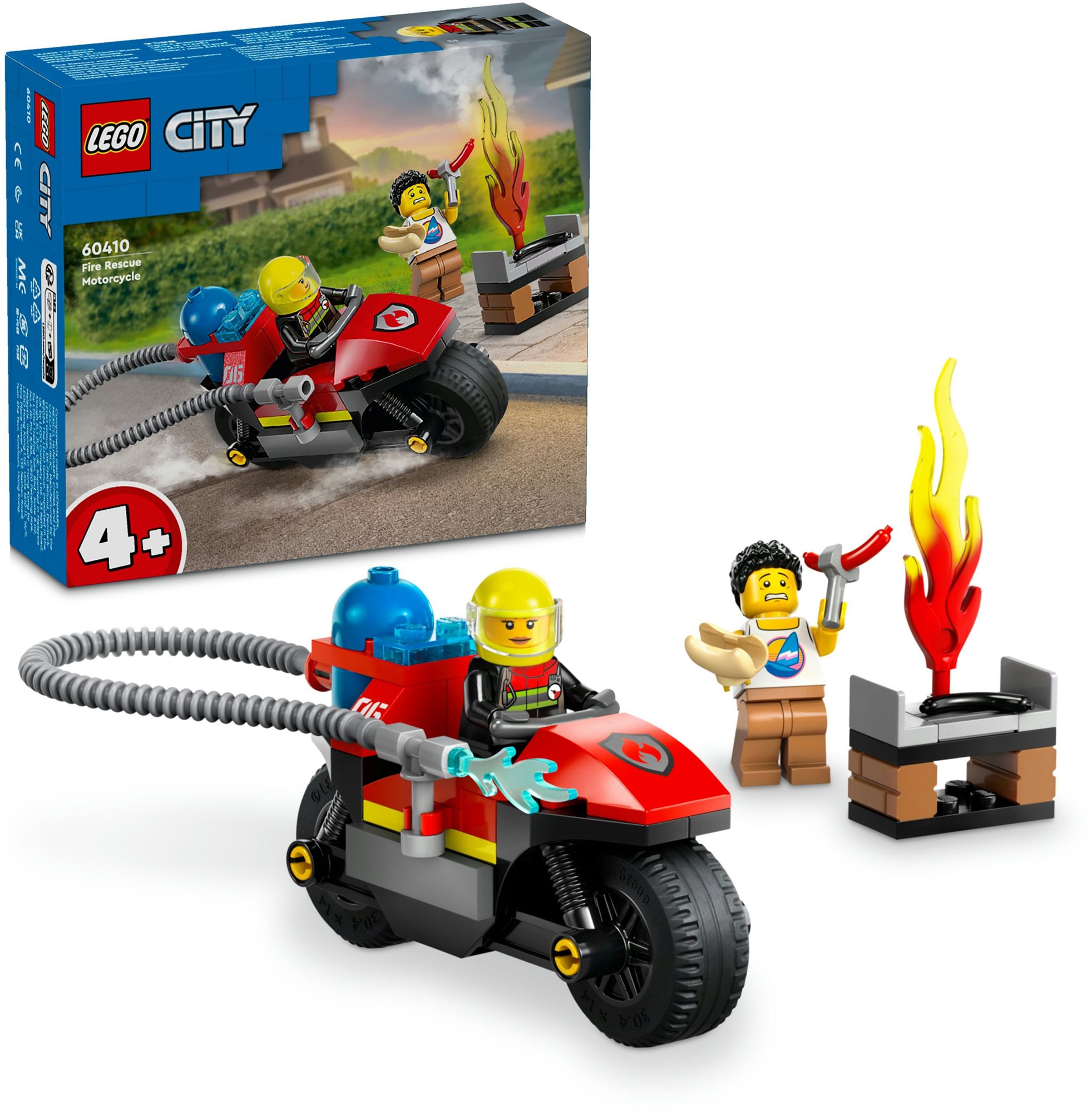 LEGO® City 60410 Hasičská záchranárska motorka LEGO stavebnica