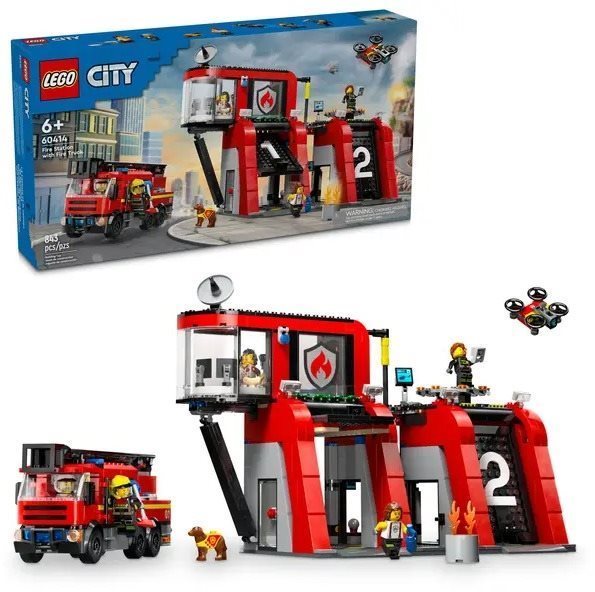LEGO® City 60414 Hasičská stanica s hasičským vozidlom LEGO...
