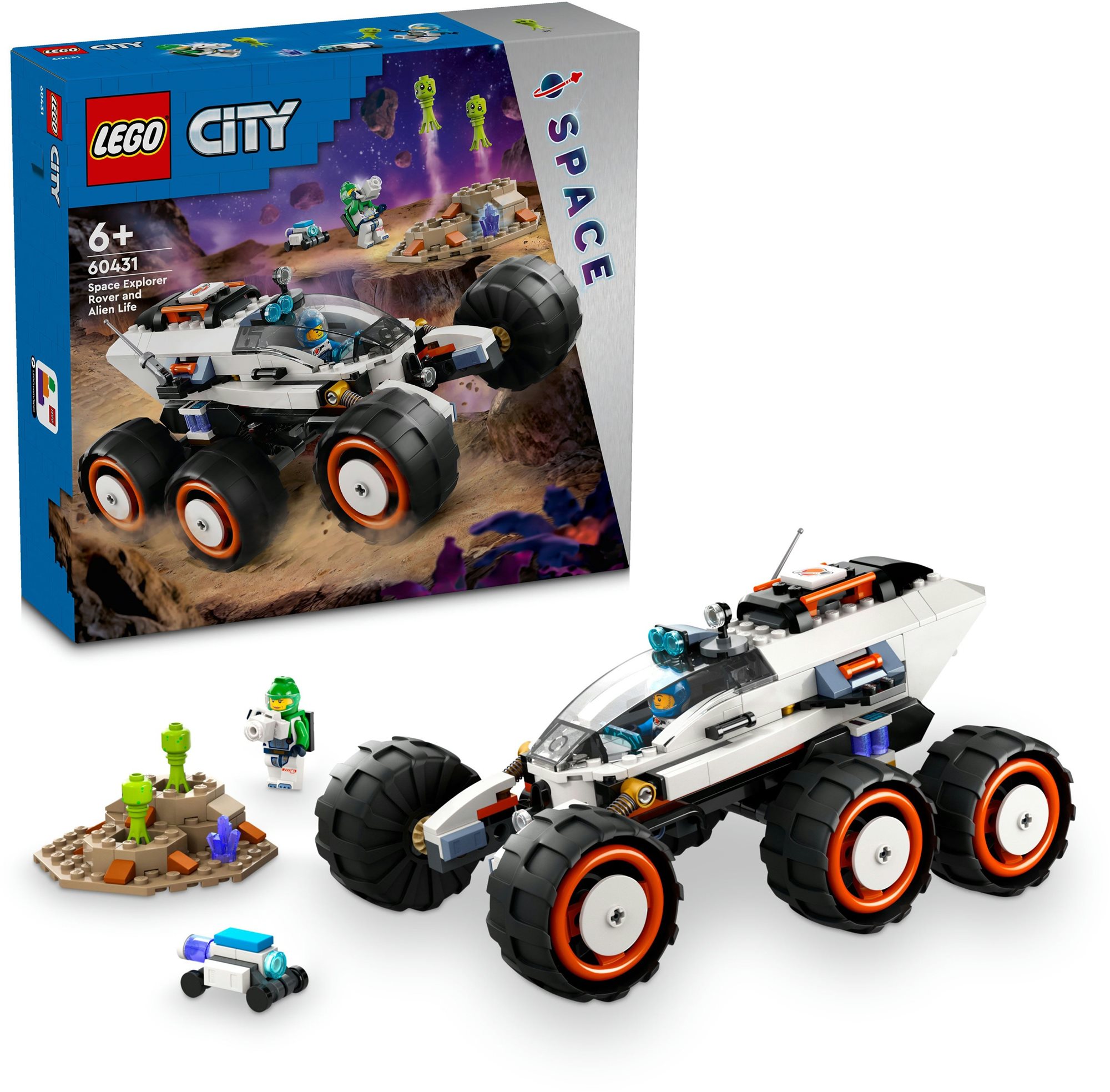 LEGO® City 60431 Űrfelfedező jármű és a földönkívüliek LEGO