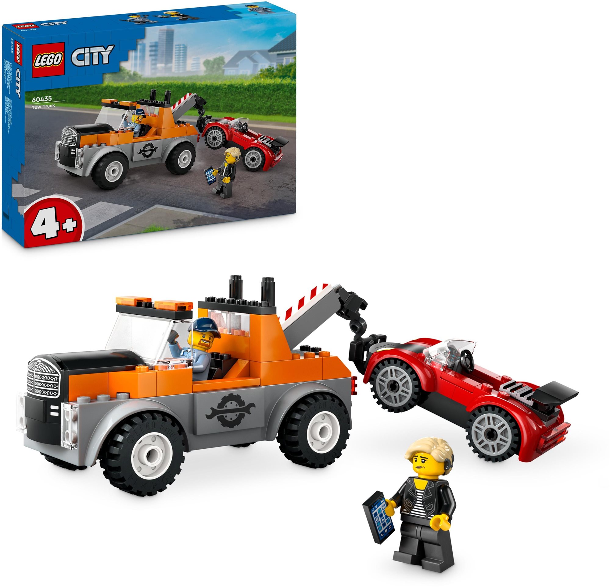 LEGO® City 60435 Odtahový vůz a oprava sporťáku LEGO stavebnice