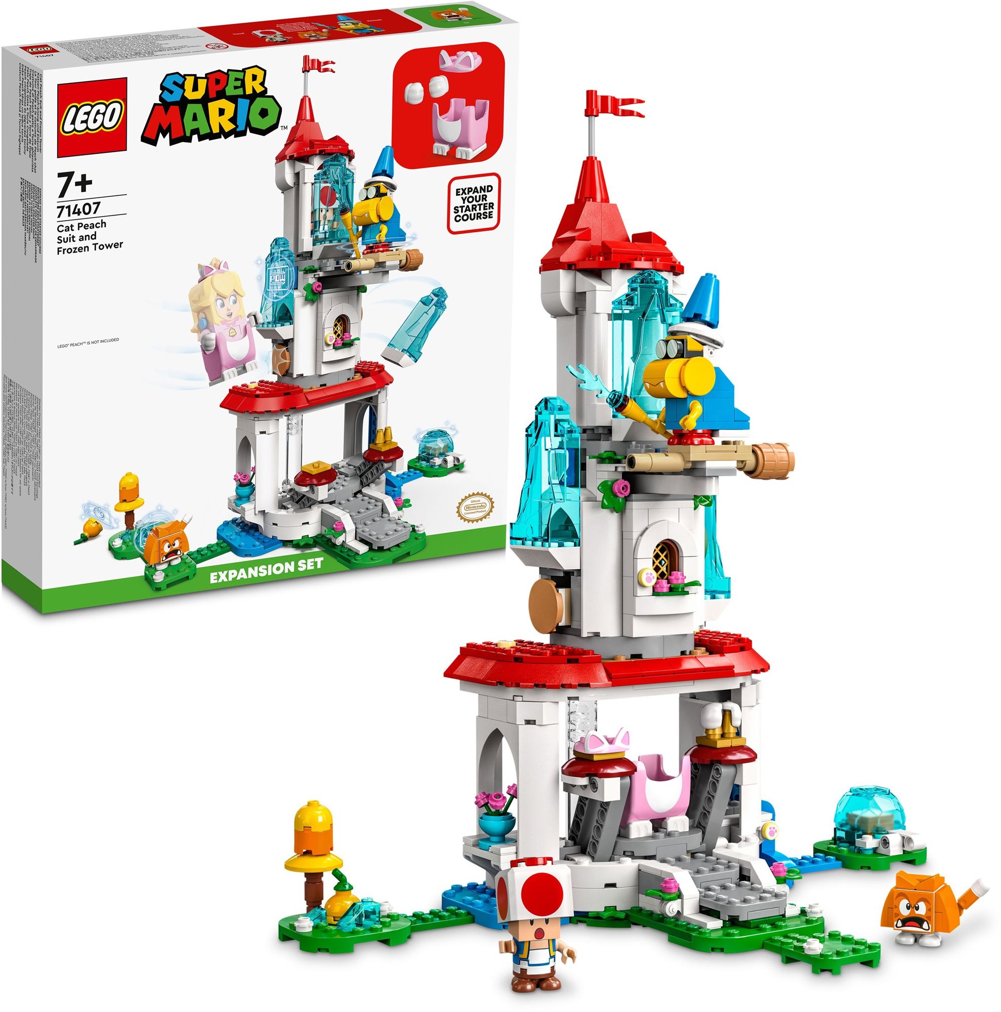 LEGO® Super Mario™ 71407 Kočka Peach a ledová věž – rozšiřující set...