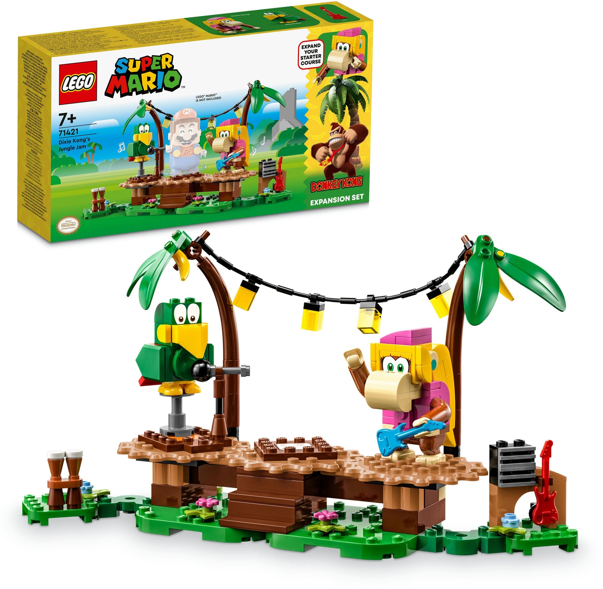LEGO® Super Mario™ 71421 Dixie Kongs Dschungel-Jam –...