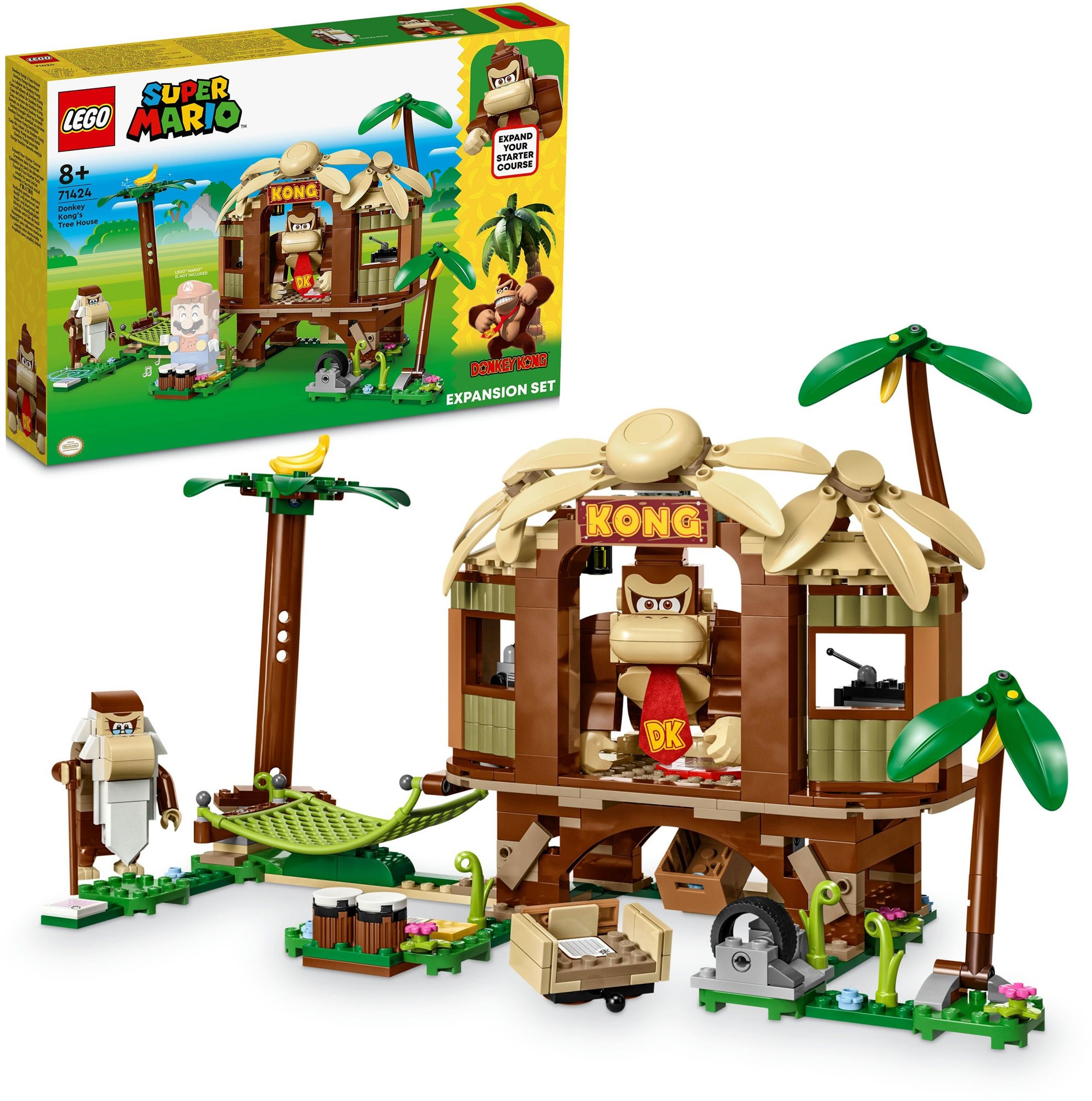 LEGO® Super Mario™ 71424 Donkey Kongs Baumhaus – Erweiterungsset...