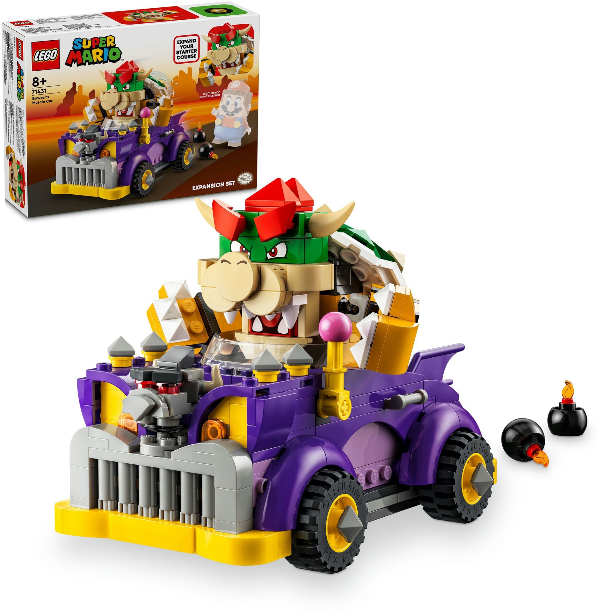LEGO® Super Mario™ 71431 Bowser izomautója kiegészítő szett LEGO