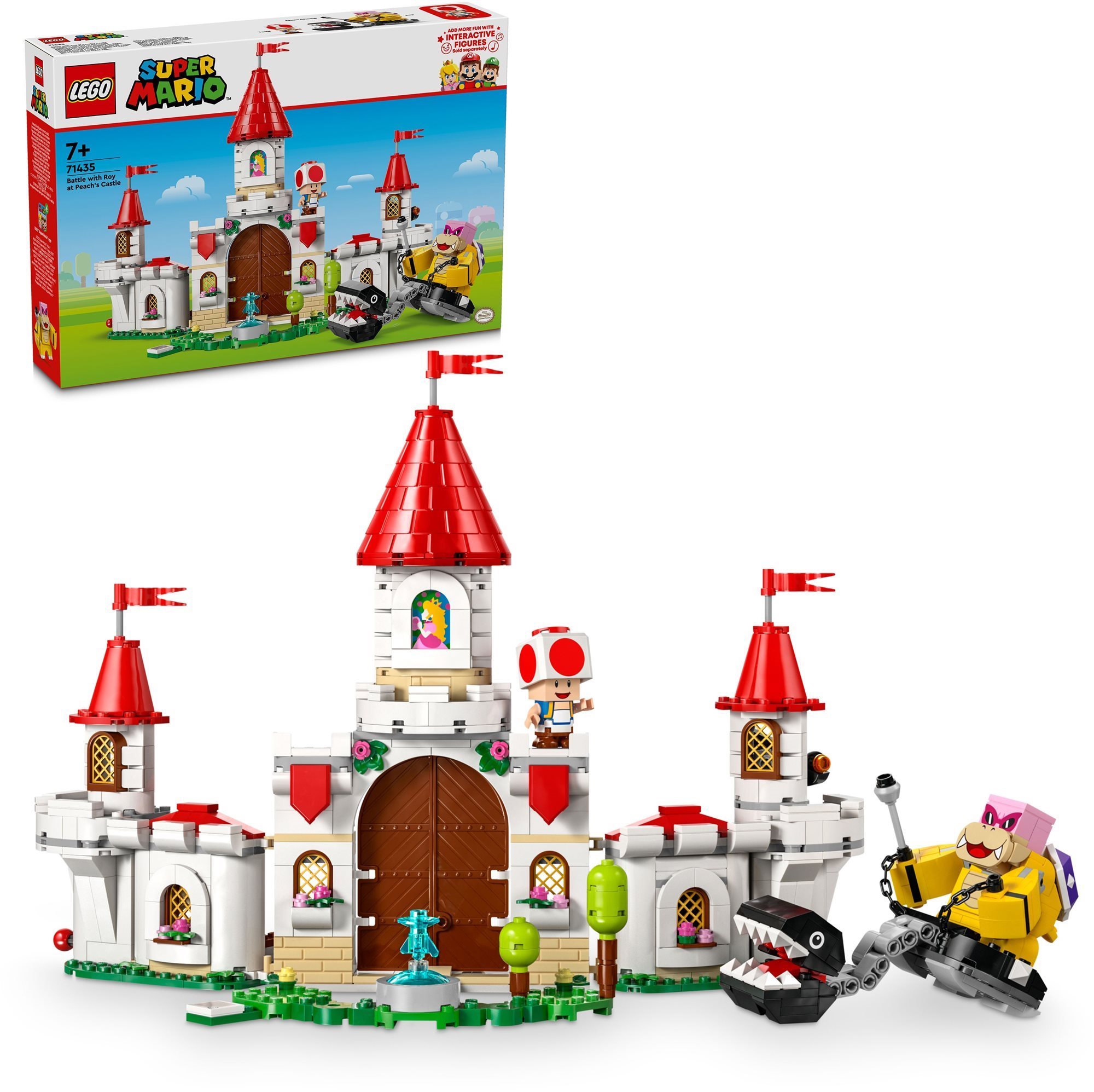 LEGO® Super Mario™ 71435 Bitka s Royom na hrade Peach LEGO stavebnica