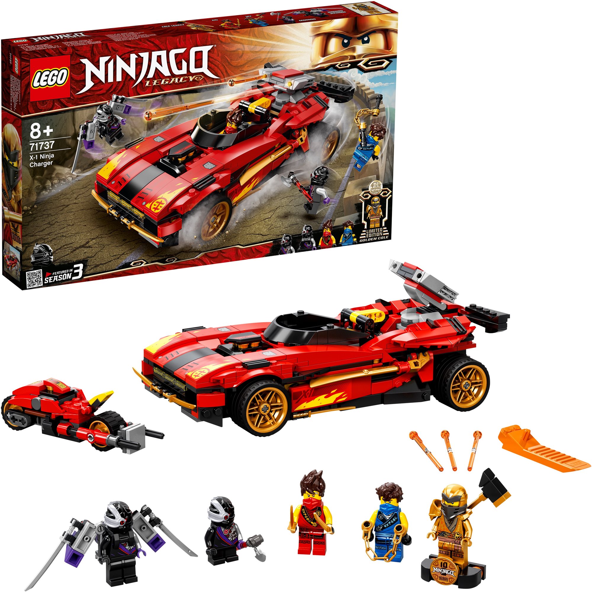 LEGO Ninjago 71737 X-1 Ninja Charger LEGO Set
