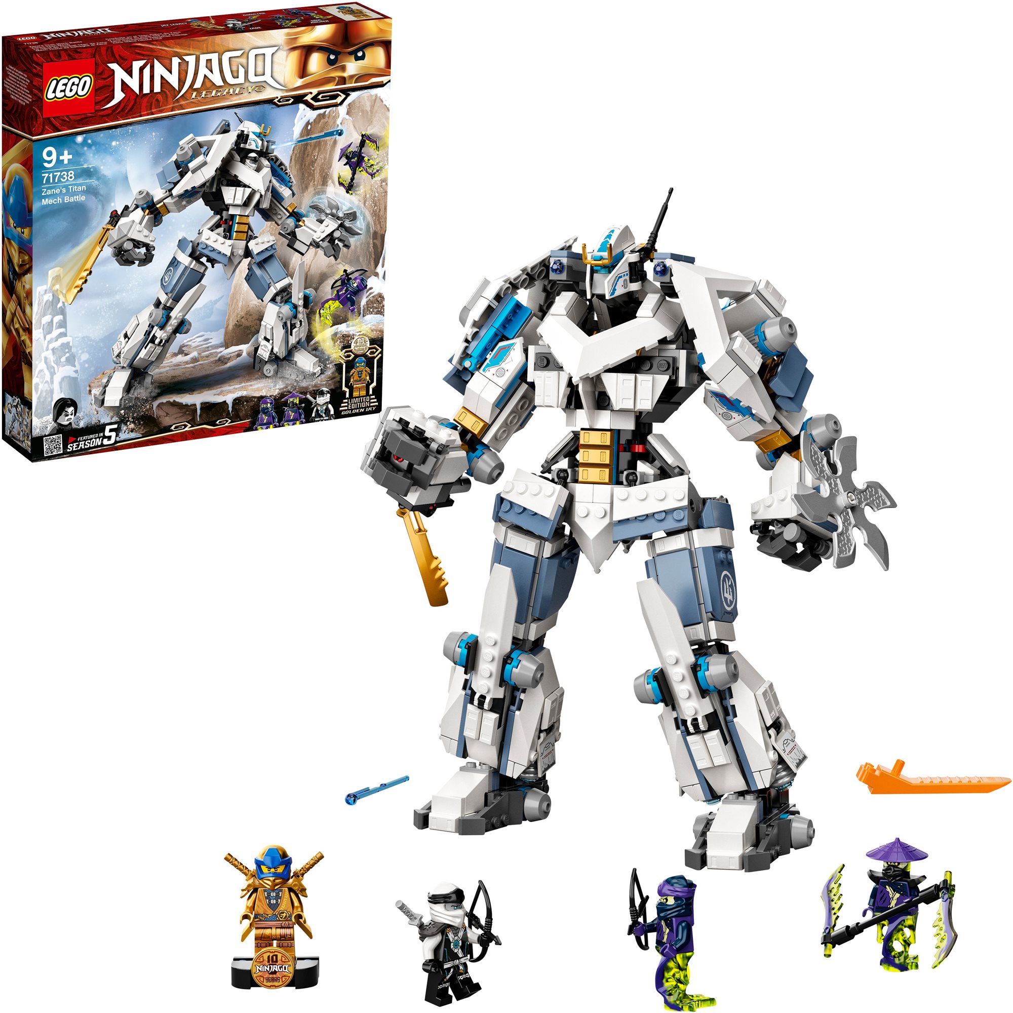 LEGO Ninjago 71738 Zane's Titan Mech Battle LEGO Set