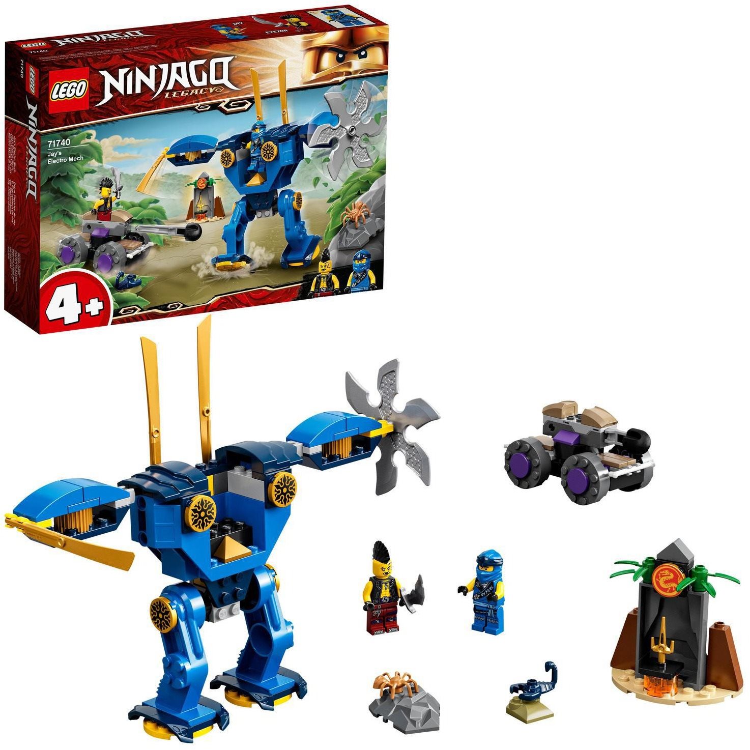 LEGO Ninjago 71740 Jay's Electro Mech LEGO Set