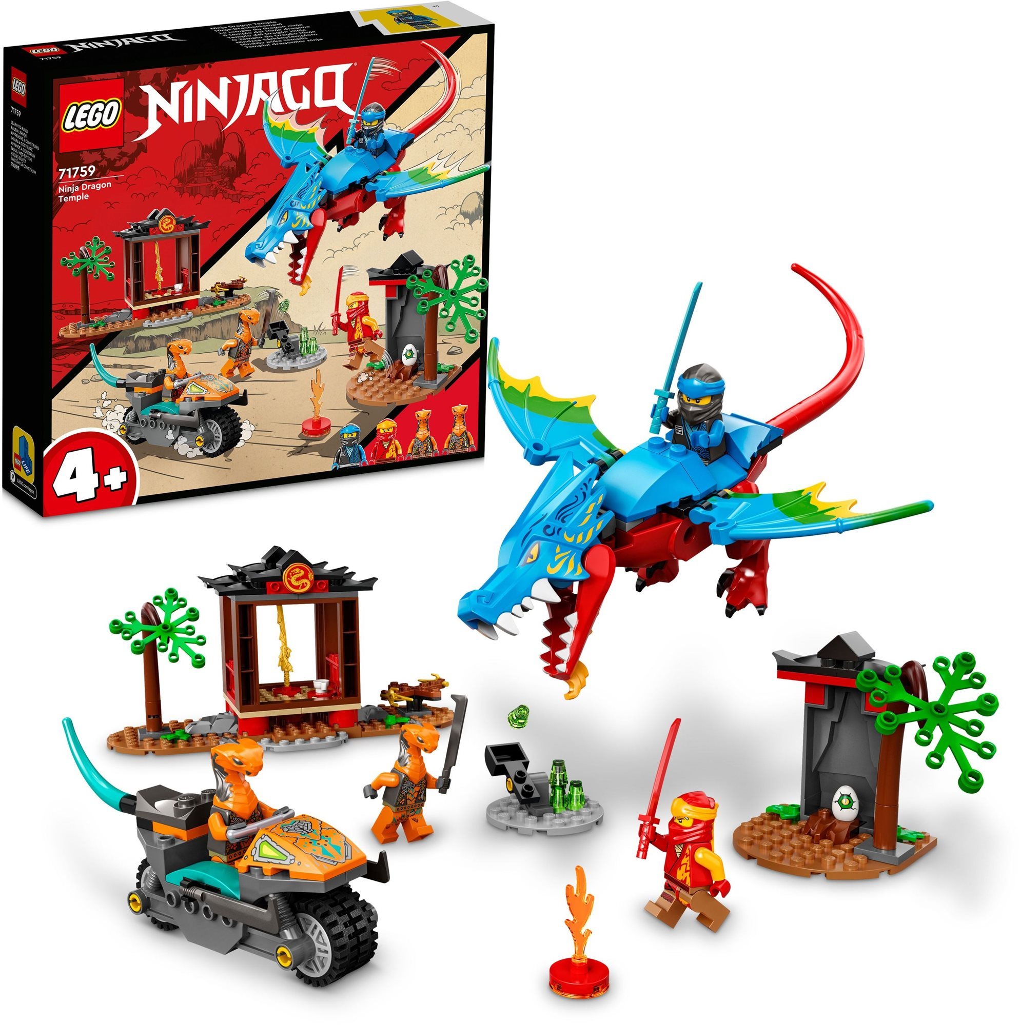 LEGO NINJAGO 71759 Le temple du dragon ninja Construction LEGO
