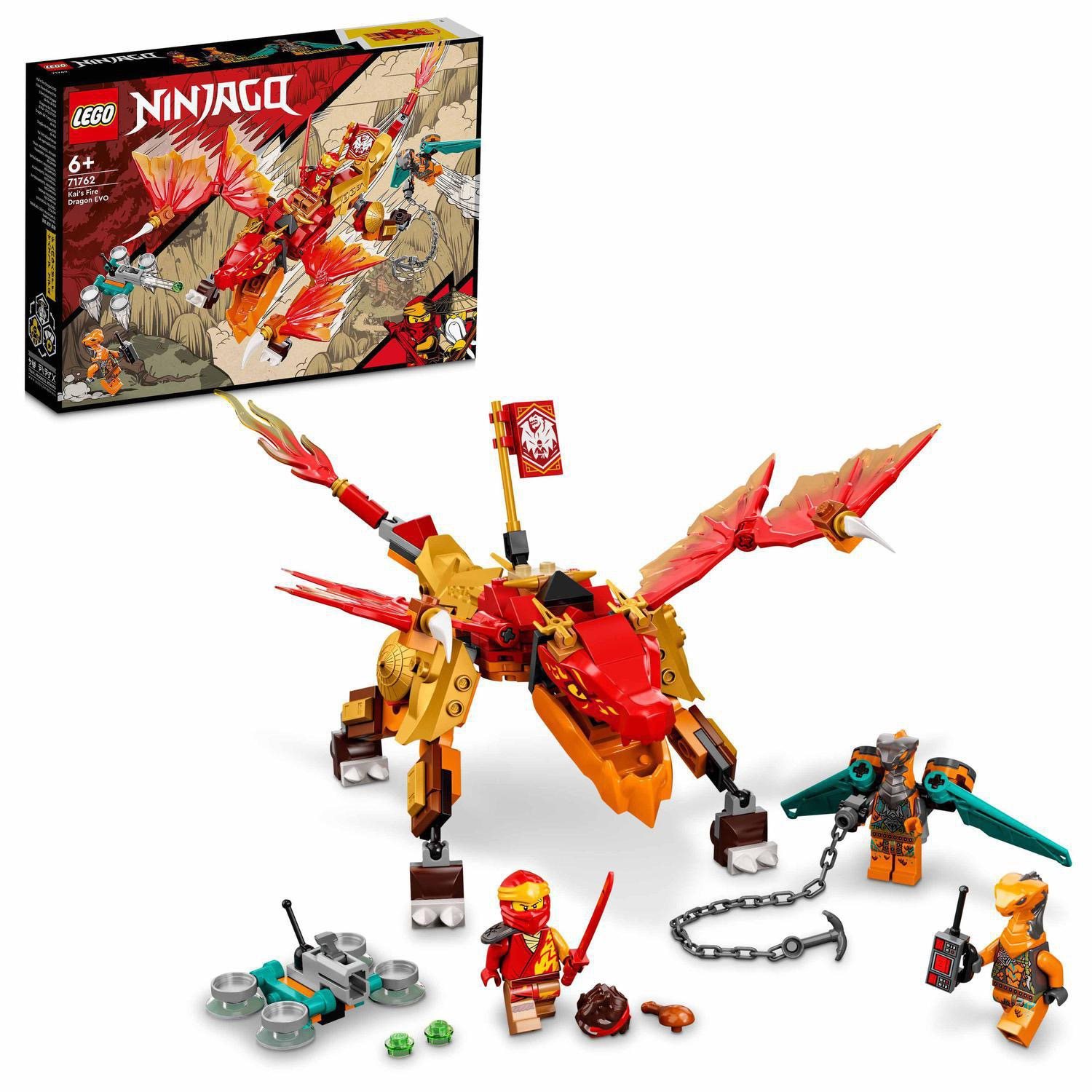 LEGO® NINJAGO® 71762 Kai's Fire Dragon EVO LEGO Set
