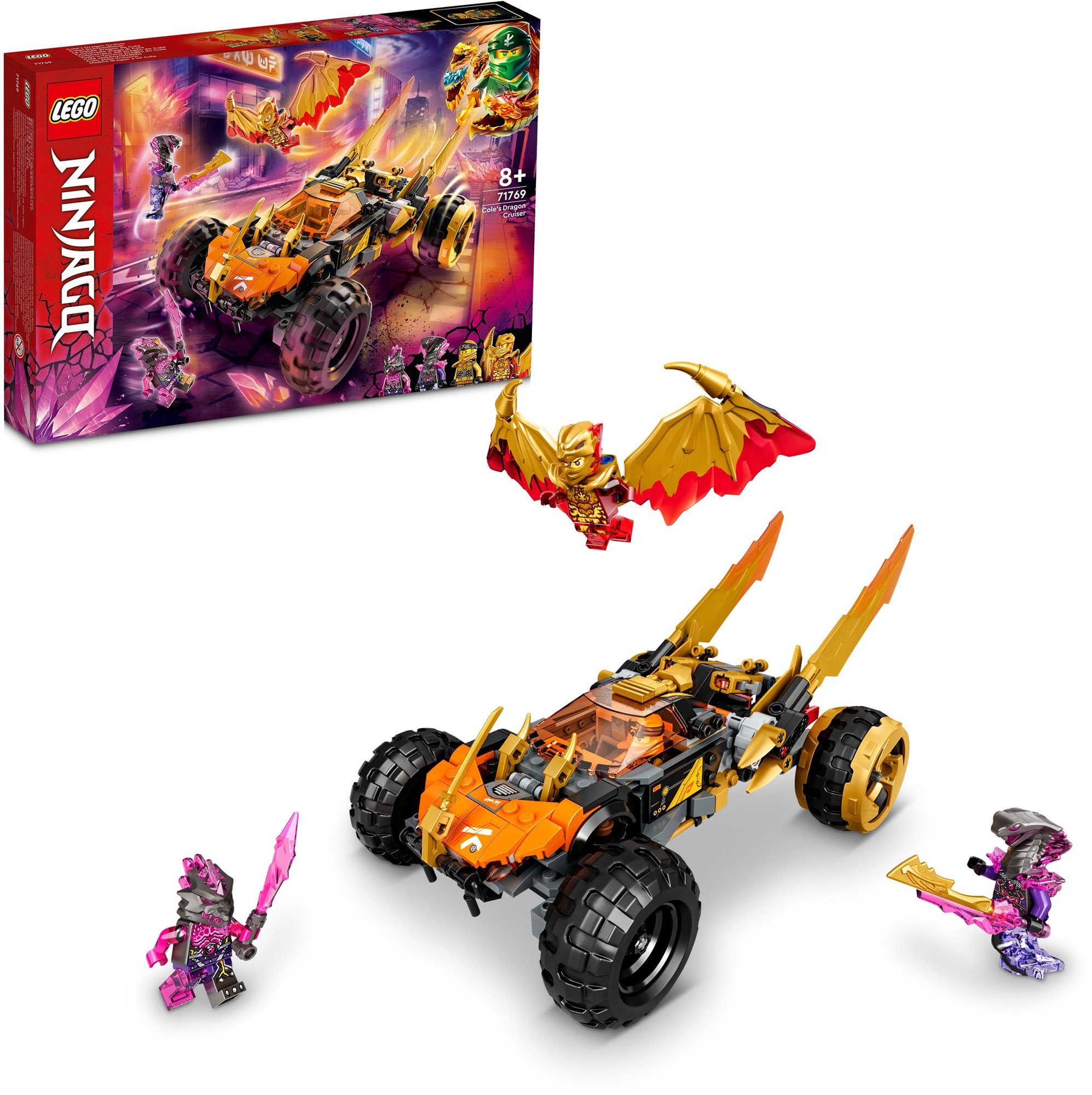 LEGO NINJAGO 71769 Le bolide dragon de Cole Construction LEGO