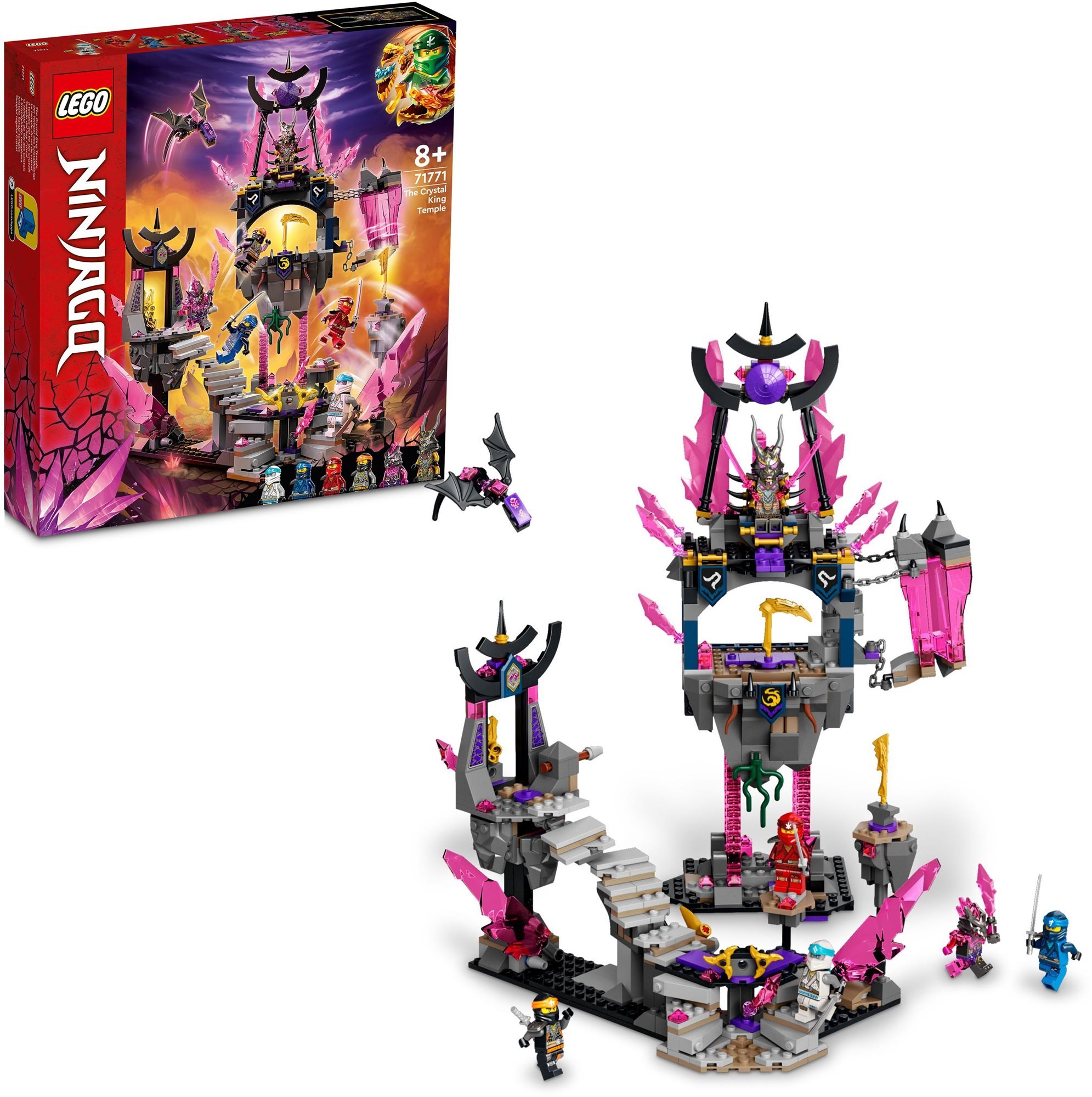 LEGO NINJAGO 71771 Le temple du Roi de cristal Construction LEGO