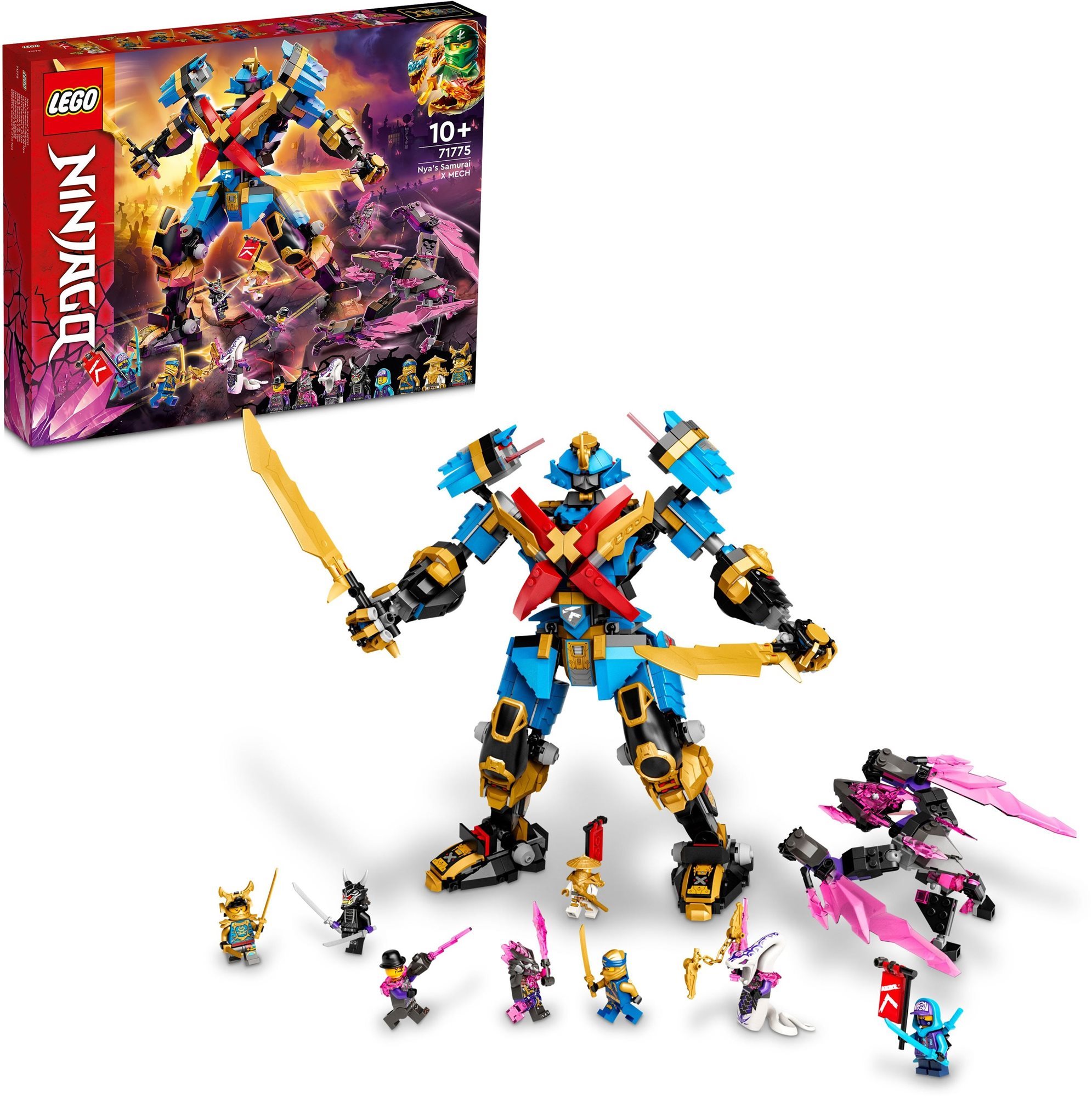 LEGO NINJAGO 71775 Le robot Samourai X de Nya Construction LEGO