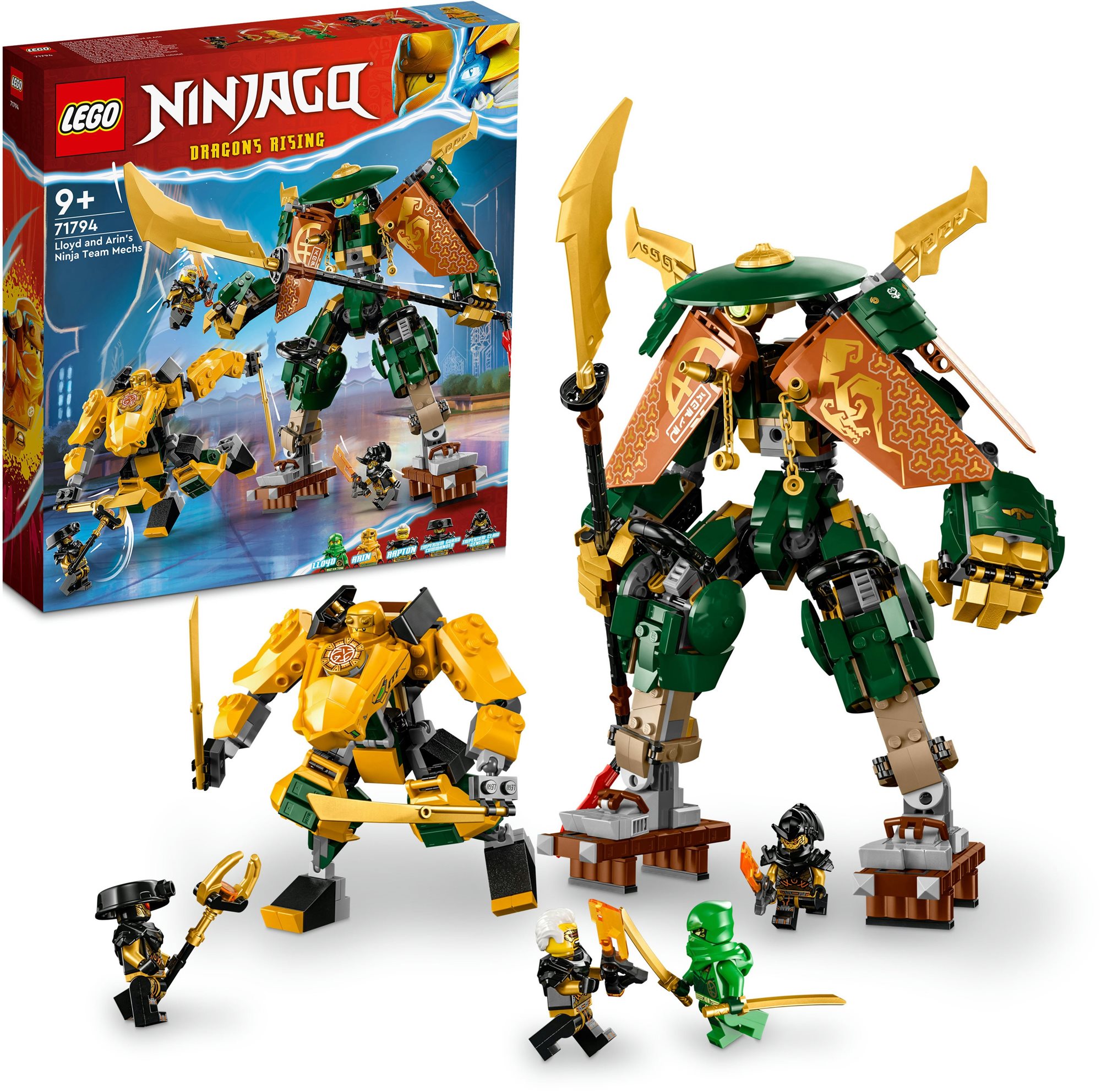 LEGO® NINJAGO® Lloyd és Arin nindzsacsapatának robotjai 71794 LEGO