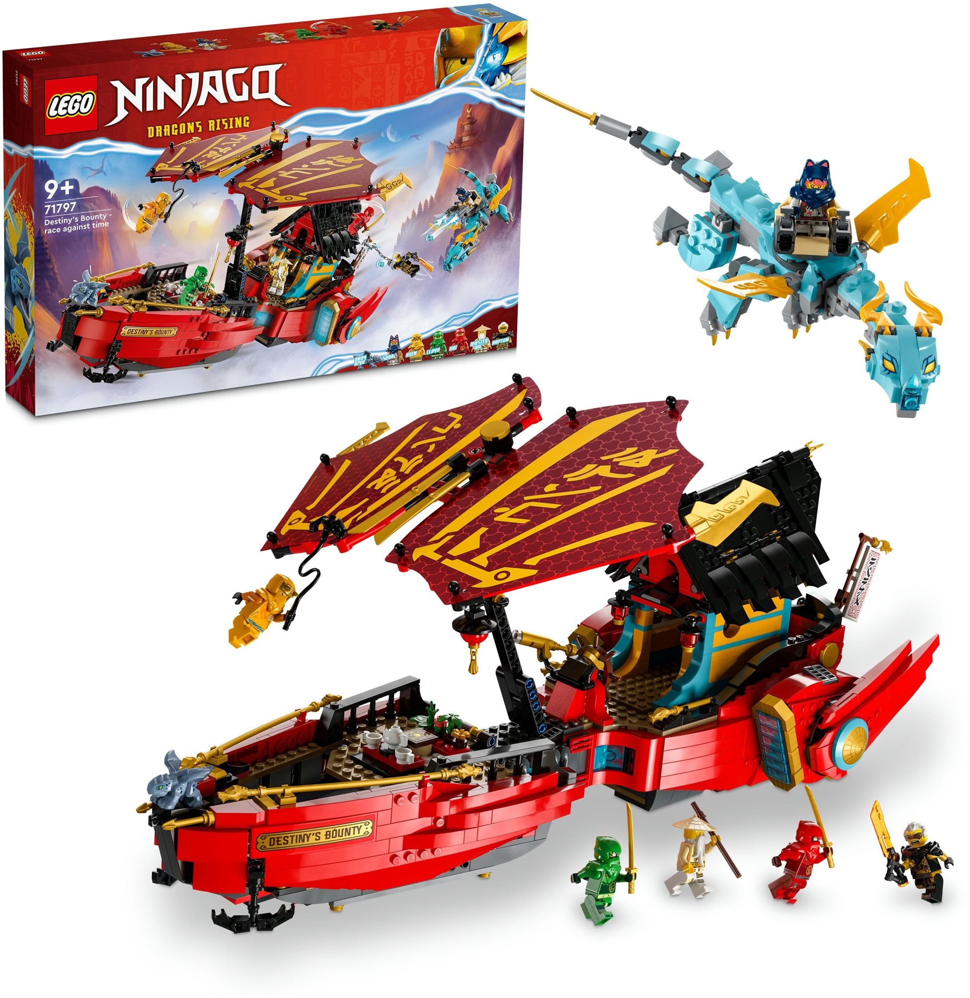 LEGO® NINJAGO® A Sors Adománya - versenyfutás az idővel 71797 LEGO