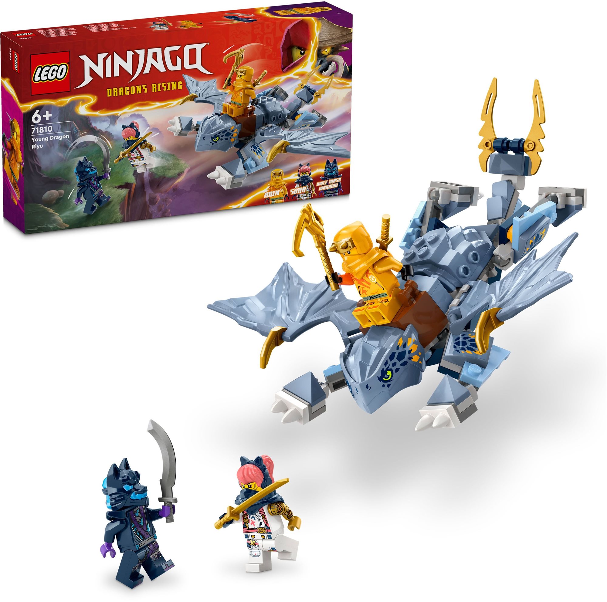 LEGO® NINJAGO® 71810 Dračie mláďa Riyu LEGO stavebnica