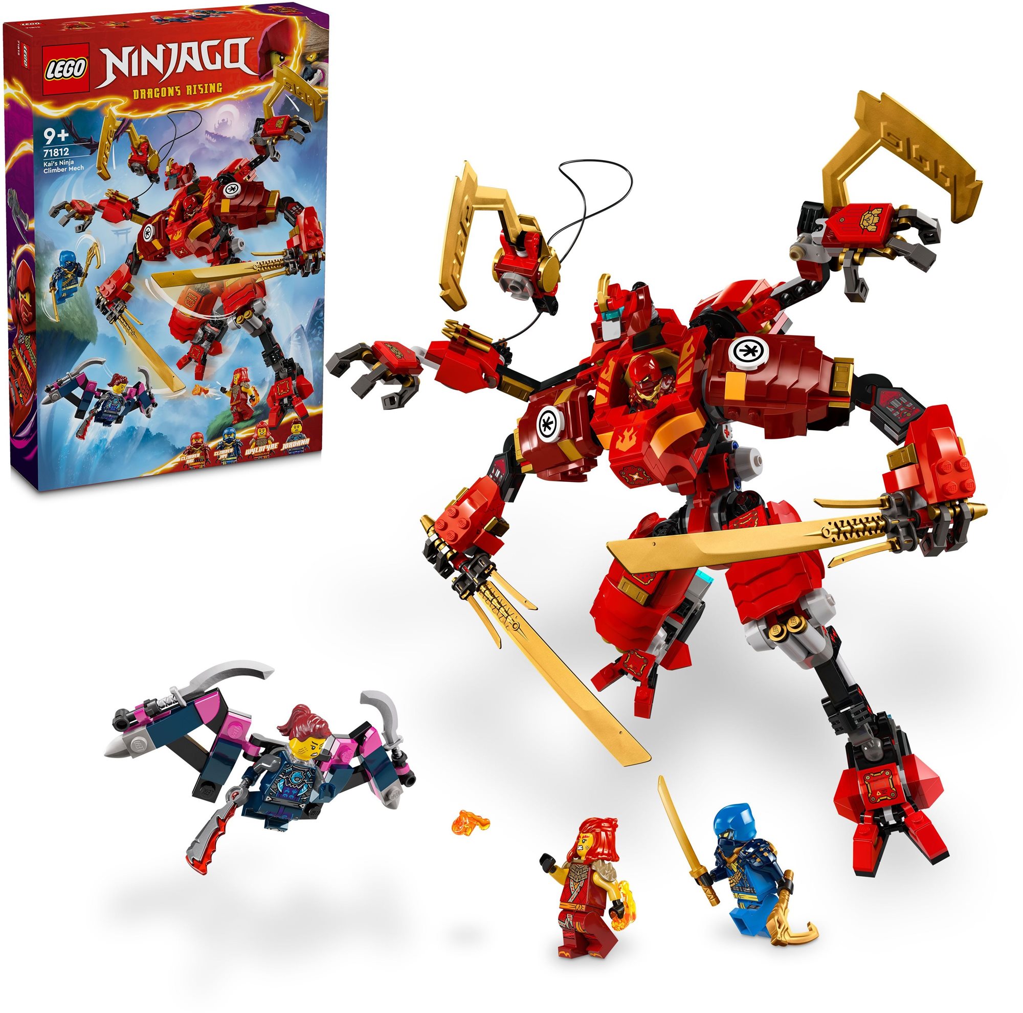 LEGO® NINJAGO® 71812 Kaiov nindžovský robotický oblek LEGO stavebnica