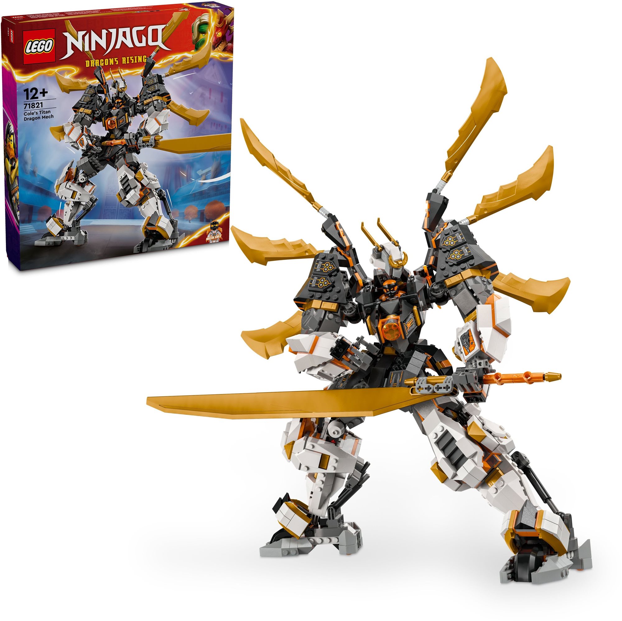 LEGO® NINJAGO® 71821 Cole titánsárkány-robotja LEGO