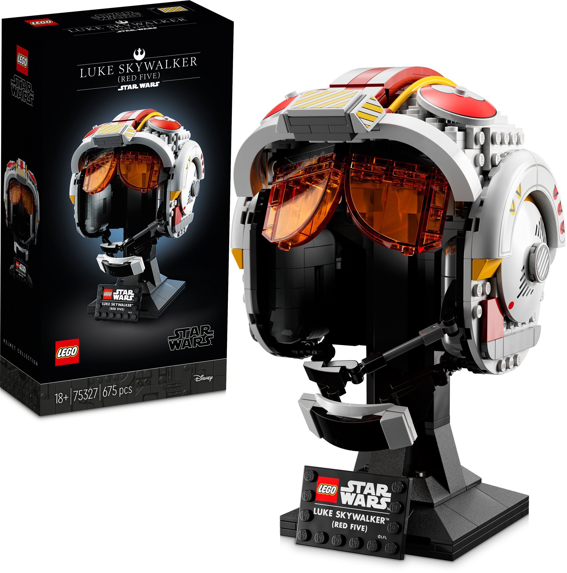 LEGO Star Wars 75327 Le casque Red Five de Luke Skywalker ...
