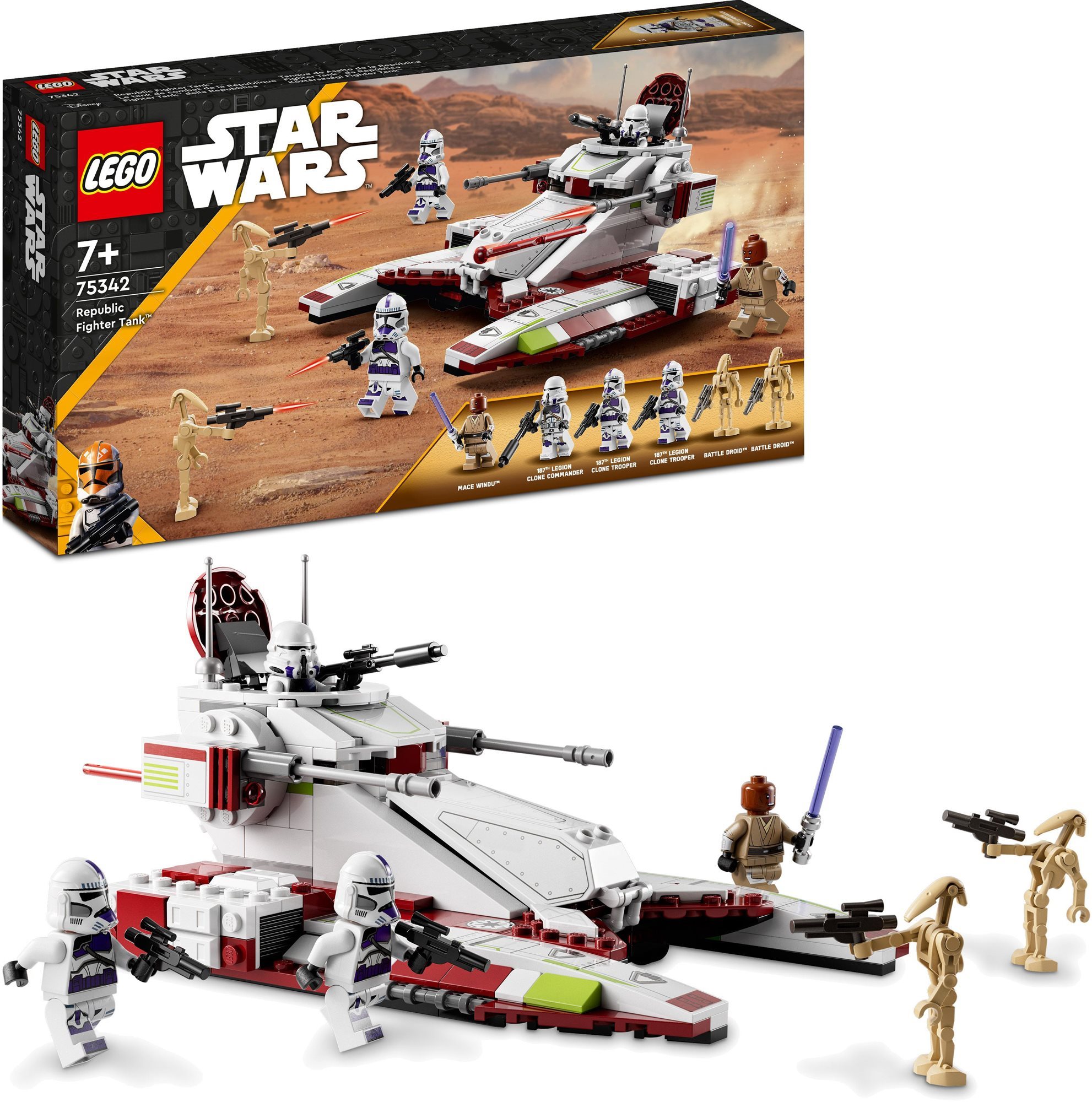 LEGO® Star Wars 75342 Bojový tank Republiky LEGO stavebnice