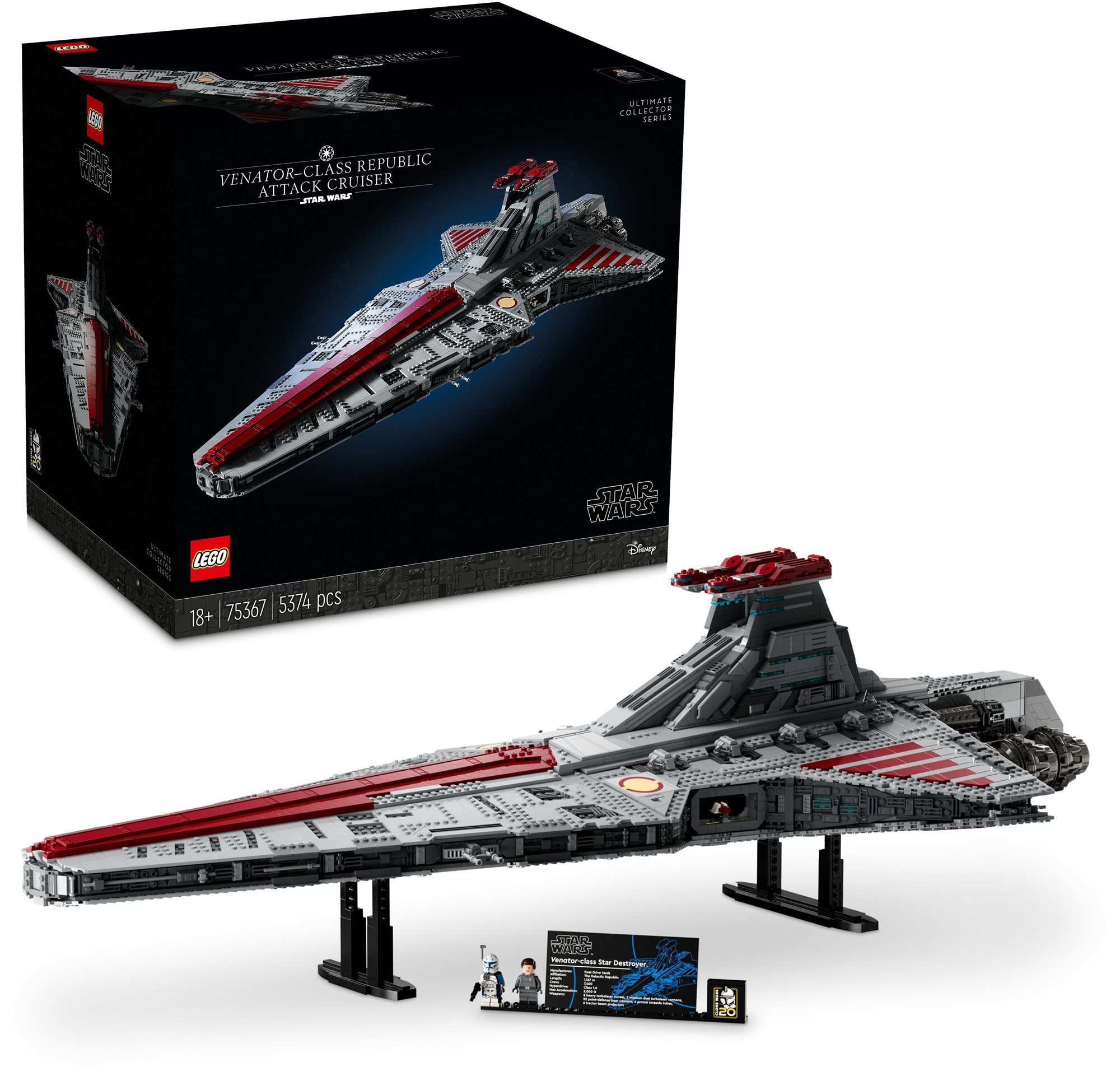 LEGO® Star Wars™ 75367 Útočný krížnik Republiky triedy Venator LEGO...