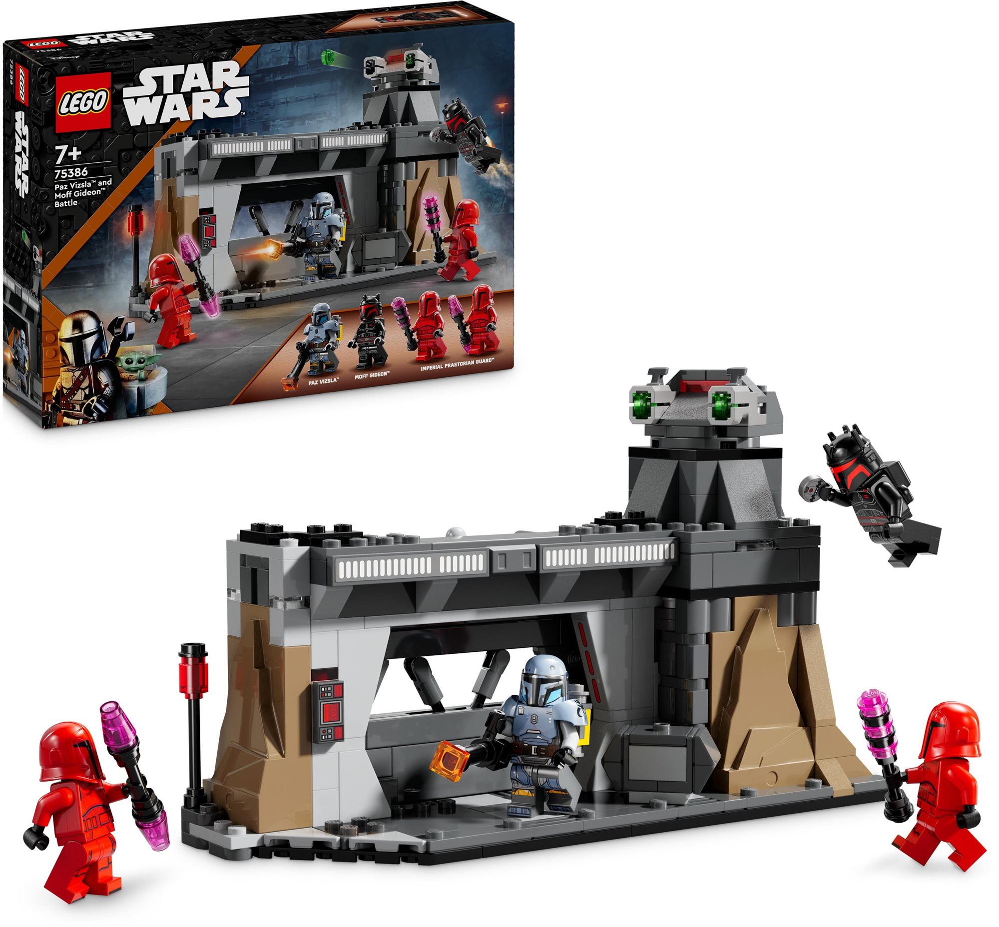 LEGO® Star Wars™ 75386 Paz Vizsla™ és Moff Gideon™ csatája LEGO