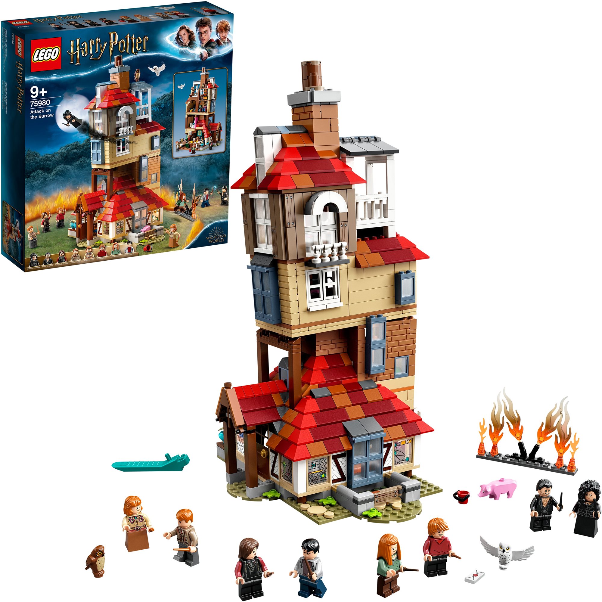LEGO® Harry Potter™ 75980 Attack on the Burrow LEGO Set