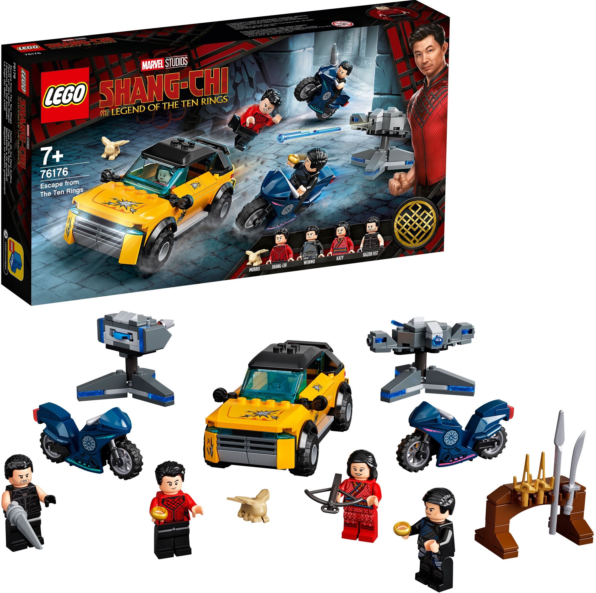 LEGO® Marvel 76176 Útěk z organizace Deseti prstenů LEGO stavebnice